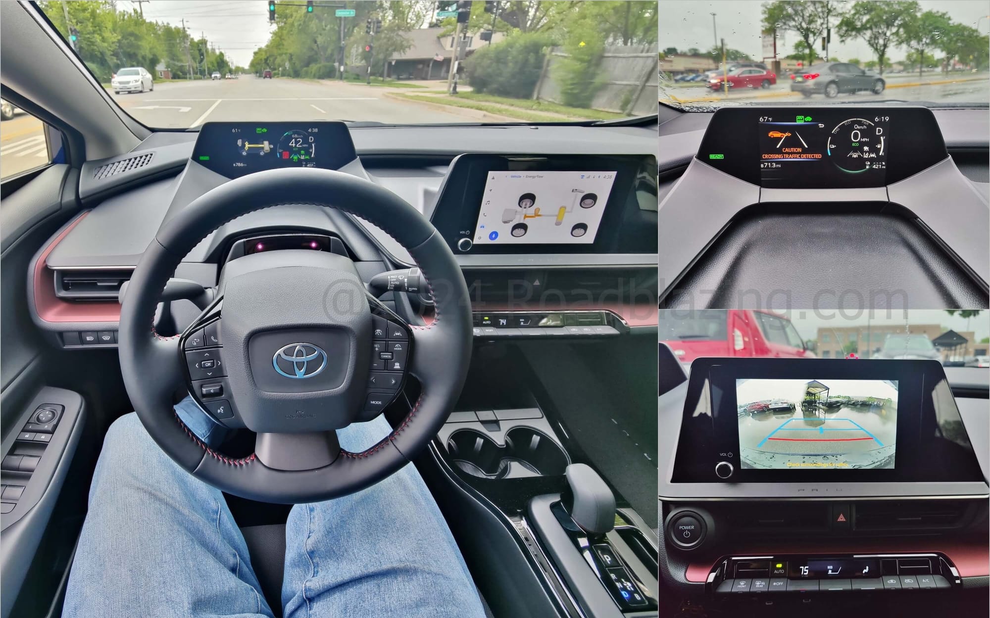 2024 Toyota Prius Prime SE PHEV instruments, driving