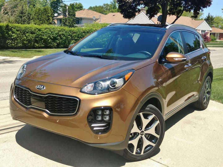 2017 Kia Sportage SX Turbo AWD exterior