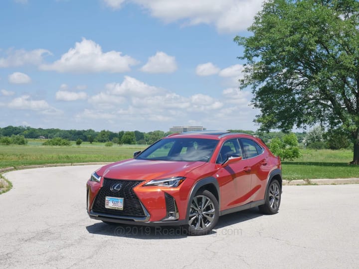 2019 Lexus UX 200 F-Sport exterior