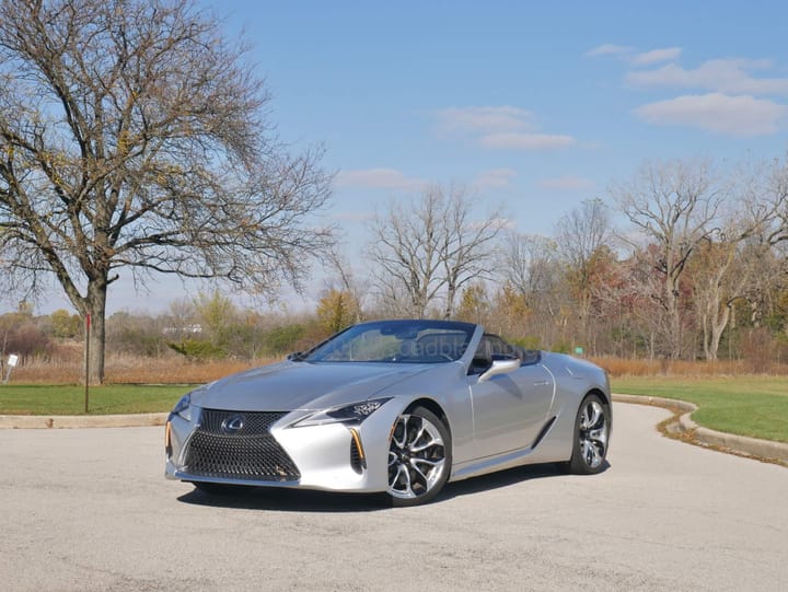 2021 Lexus LC 500 Convertible exterior