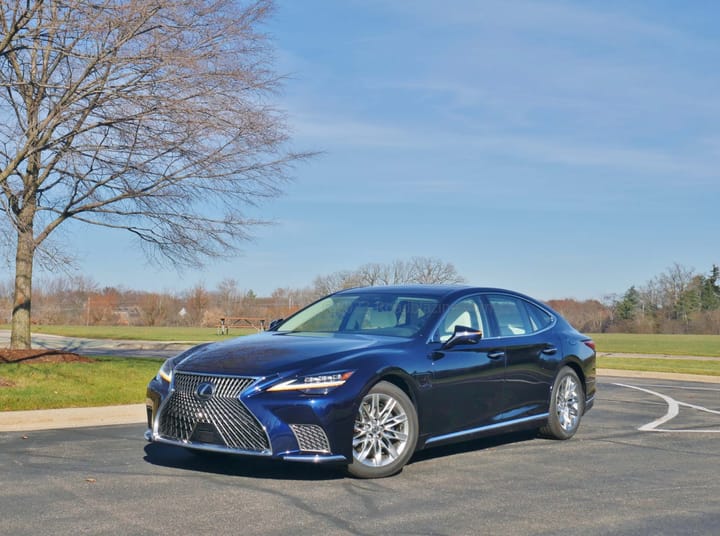 2023 Lexus LS 500h AWD hybrid exterior