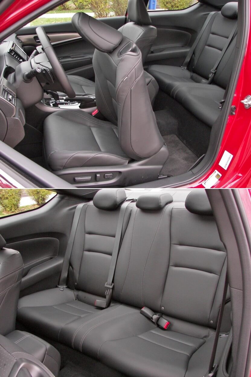 2016 Honda Accord Coupe V6 Touring: rear seats