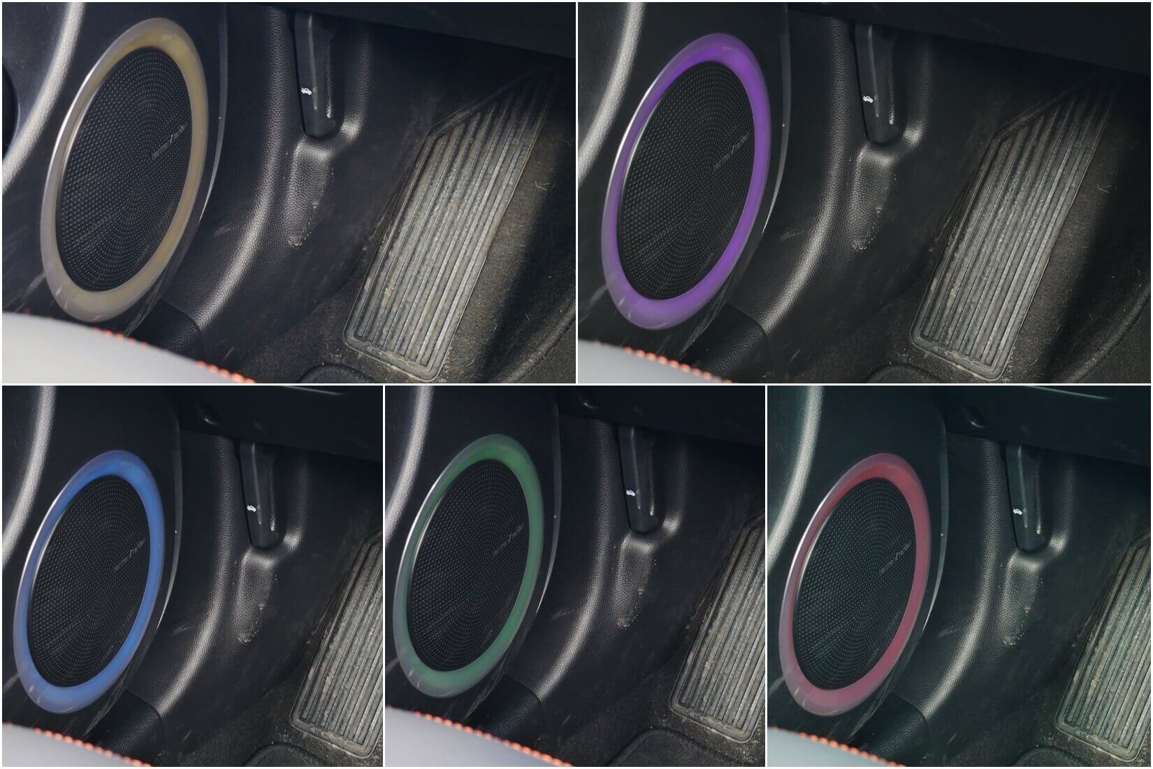 2017 Kia Soul Exclaim Turbo: audio rhythm 5-color variable front door speaker bezels