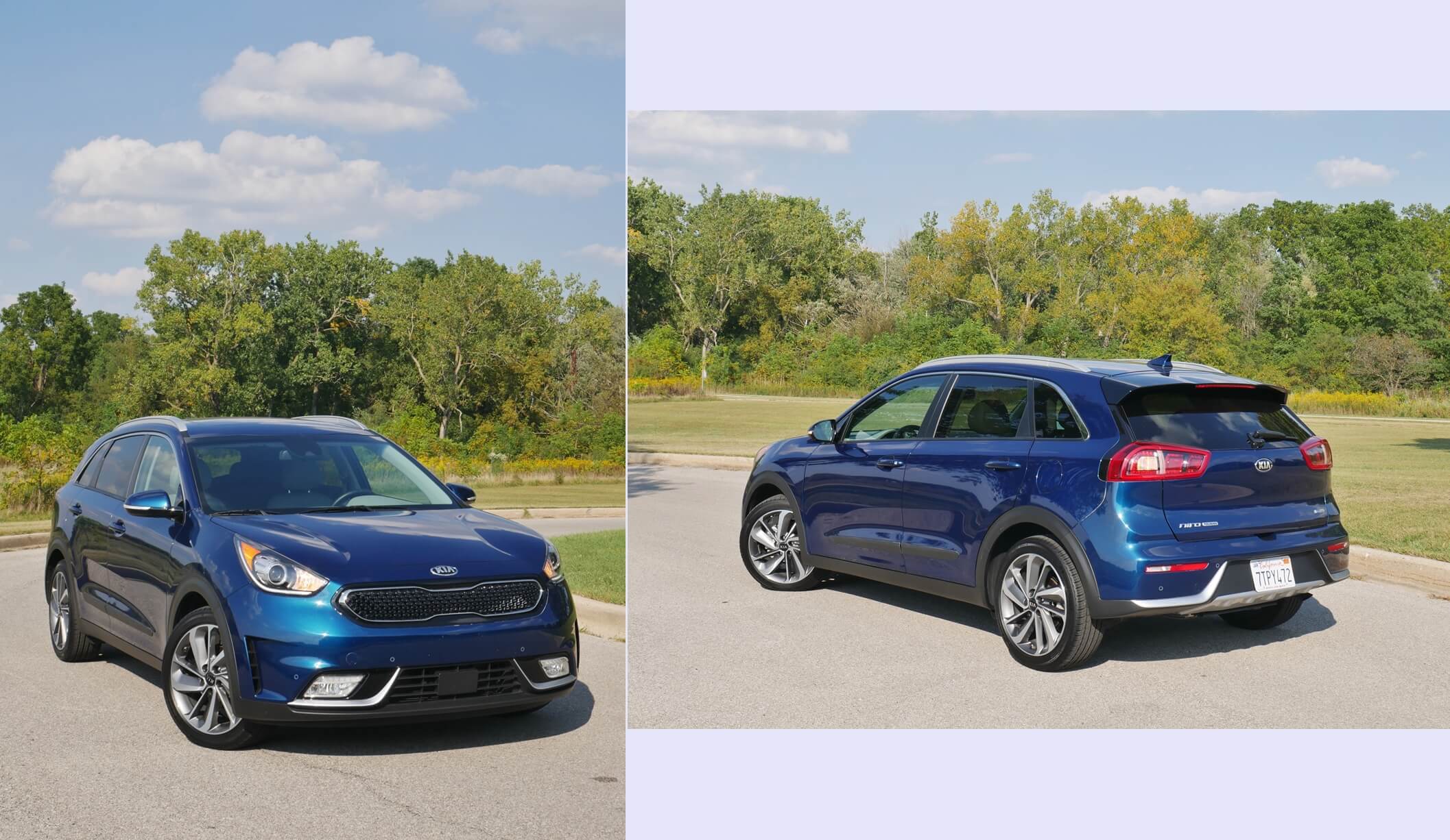 2017 Kia Niro Hybrid Touring: a more conventional silhouette than the typical polarizing ground-up gas-electric hybrid design