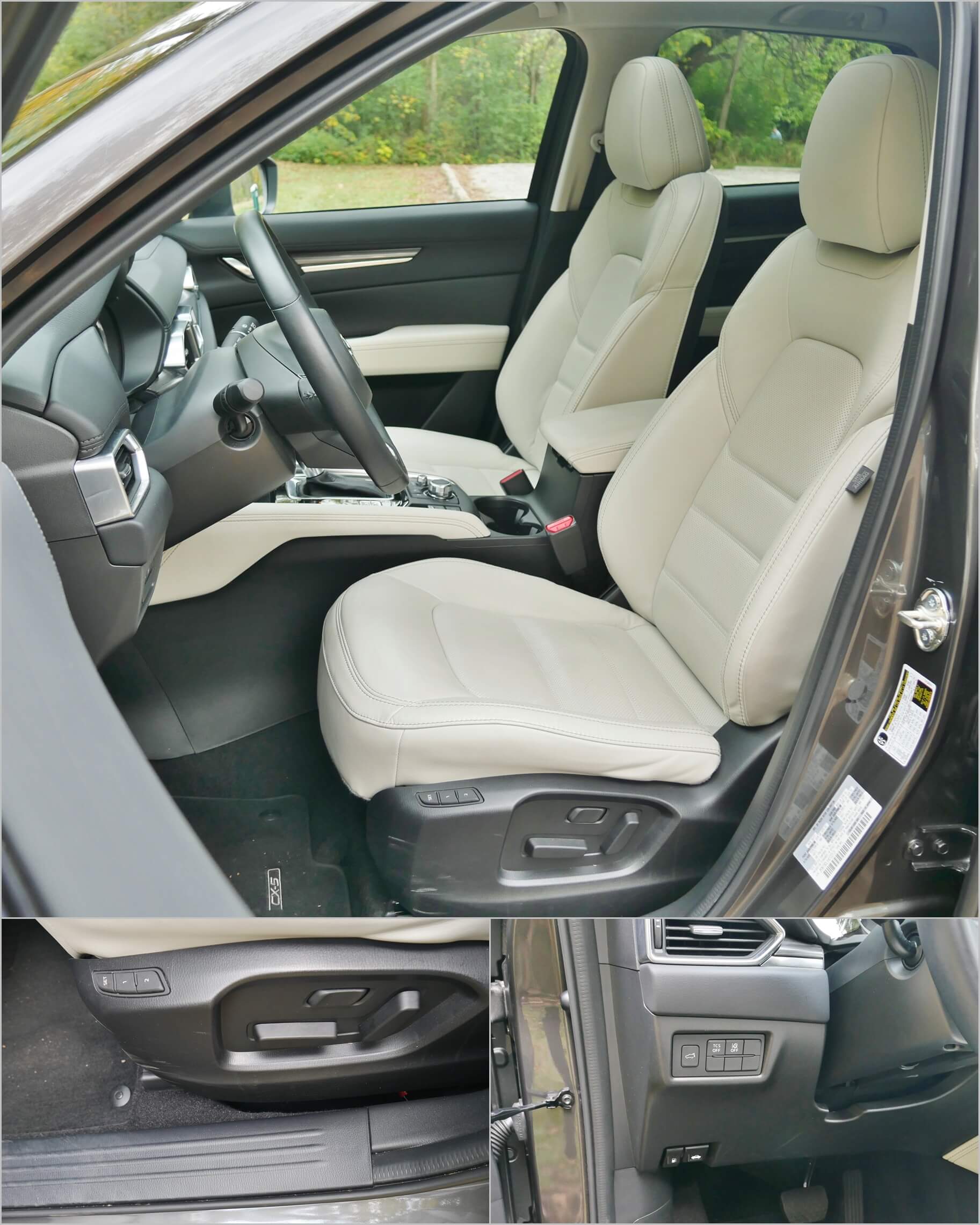 2017 Mazda CX-5 GT AWD: Heated driver's 8-way power seat w/ 2 memory settings