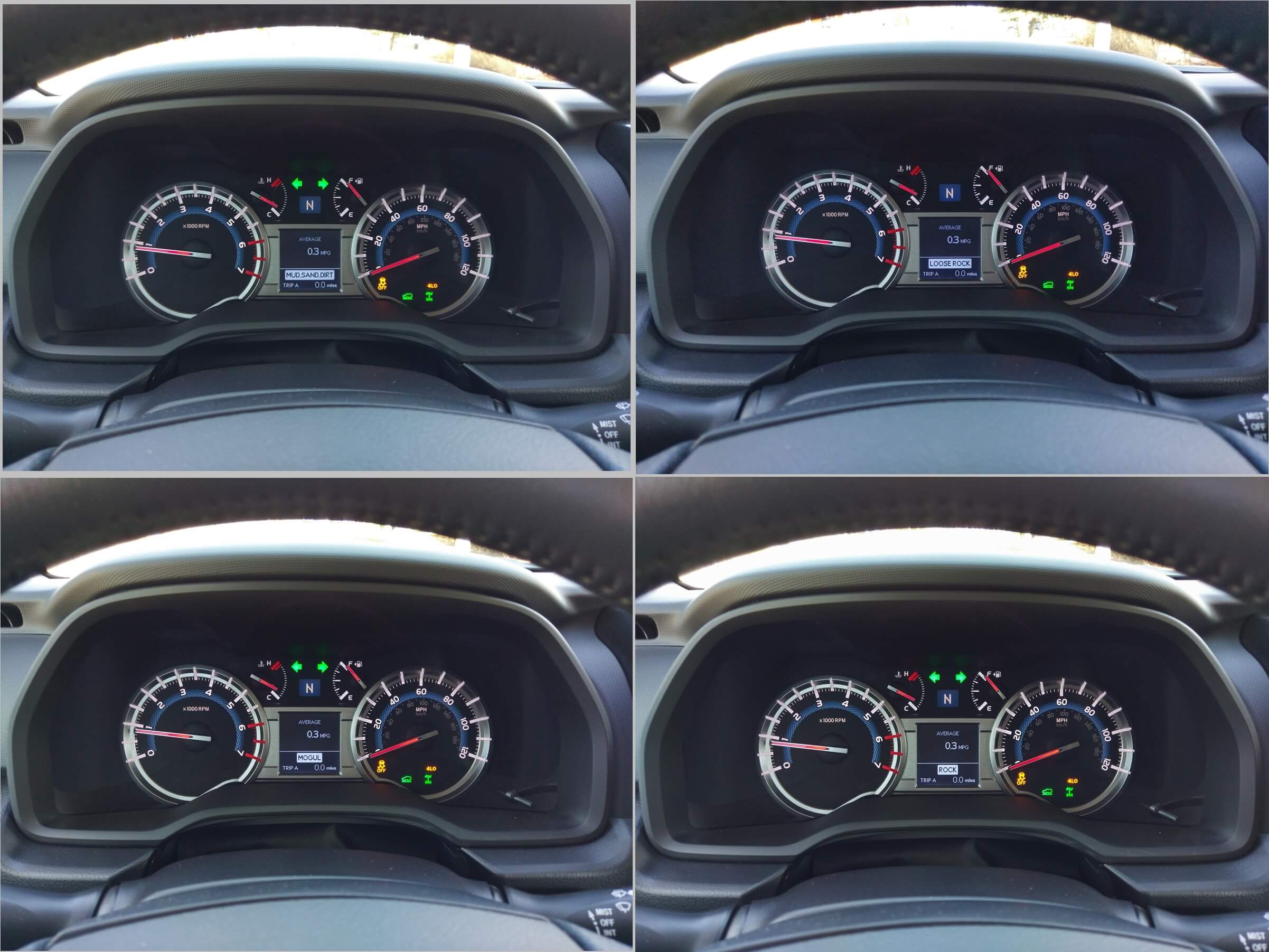 2017 Toyota 4Runner TRD Pro: MultiTerrain off-road drive mode settings
