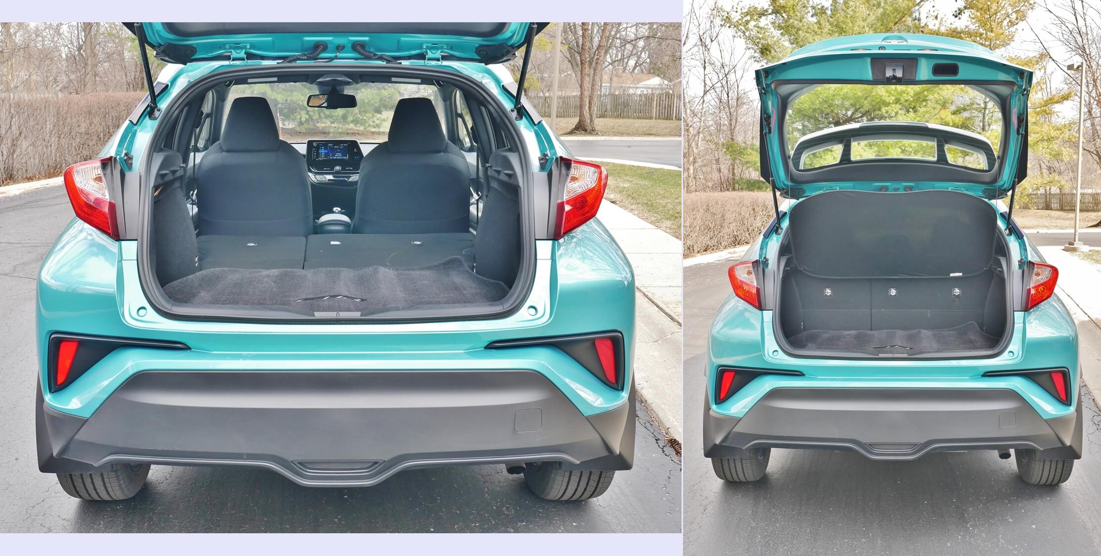 2018 Toyota C-HR XLE: cargo loading and expandable capacity