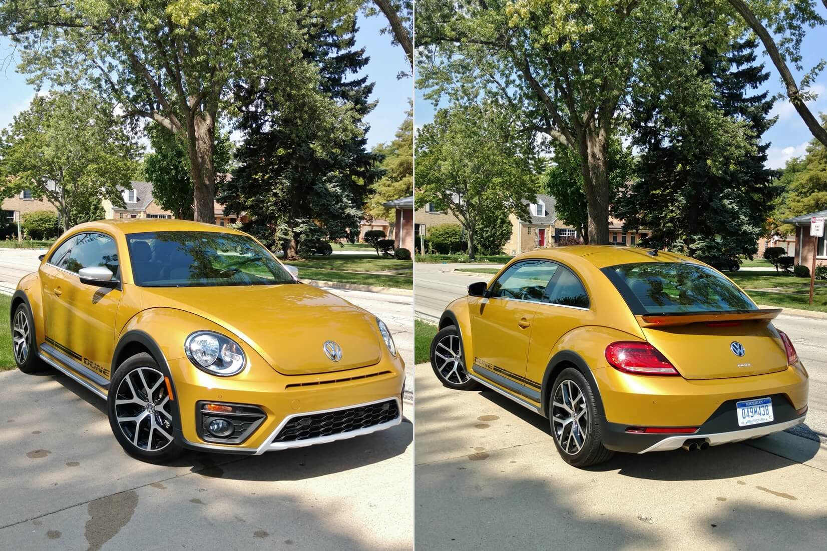 2017 Volkswagen Beetle Dune: Colored in Sandstorm Yellow Metallic, probably the last special edition Beetle is the most assertive yet.