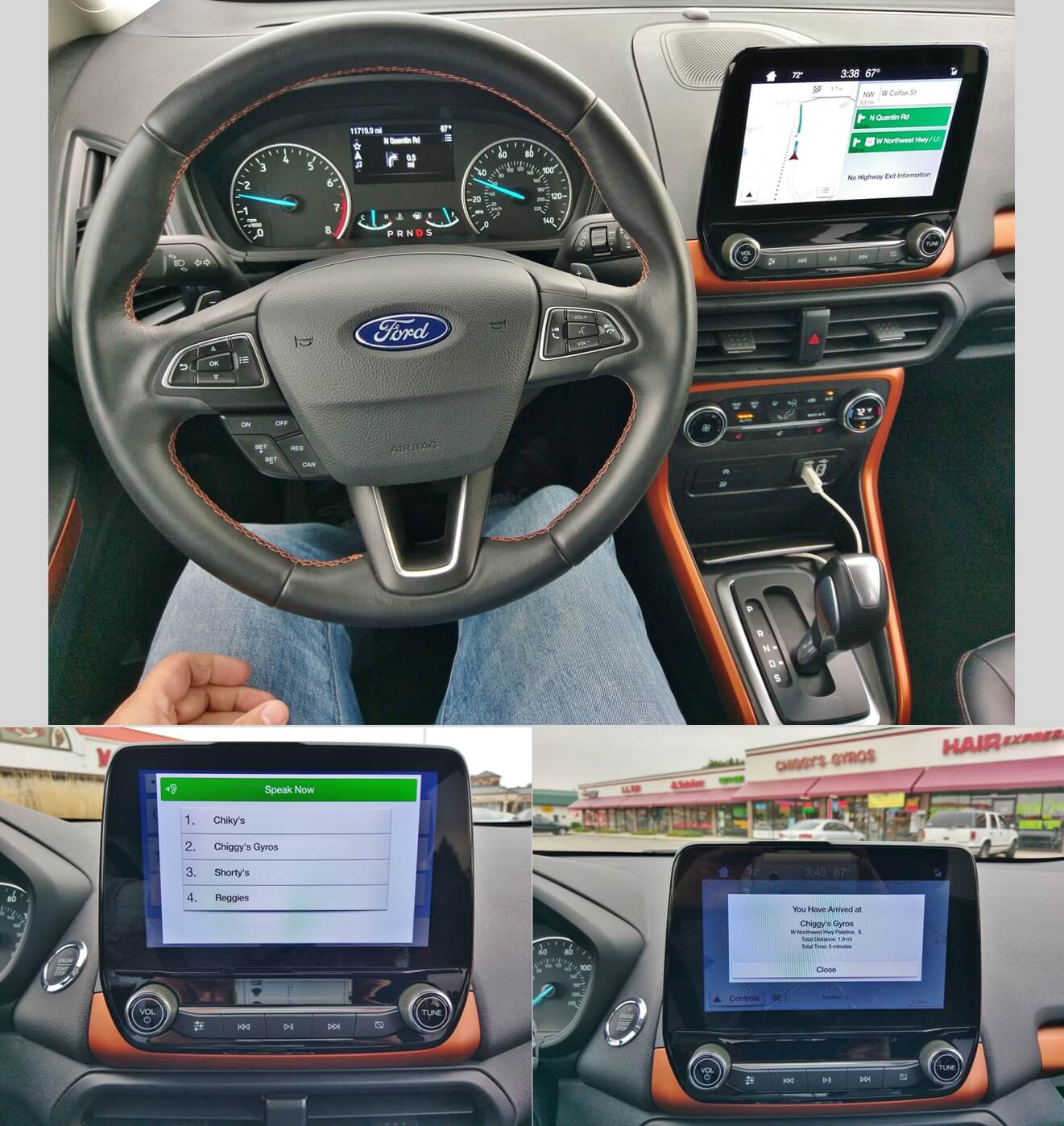 2018 Ford EcoSport SES 4WD: Versatile and accurate Sync3 on-board voice command GPS turn-by-turn direction Navigation