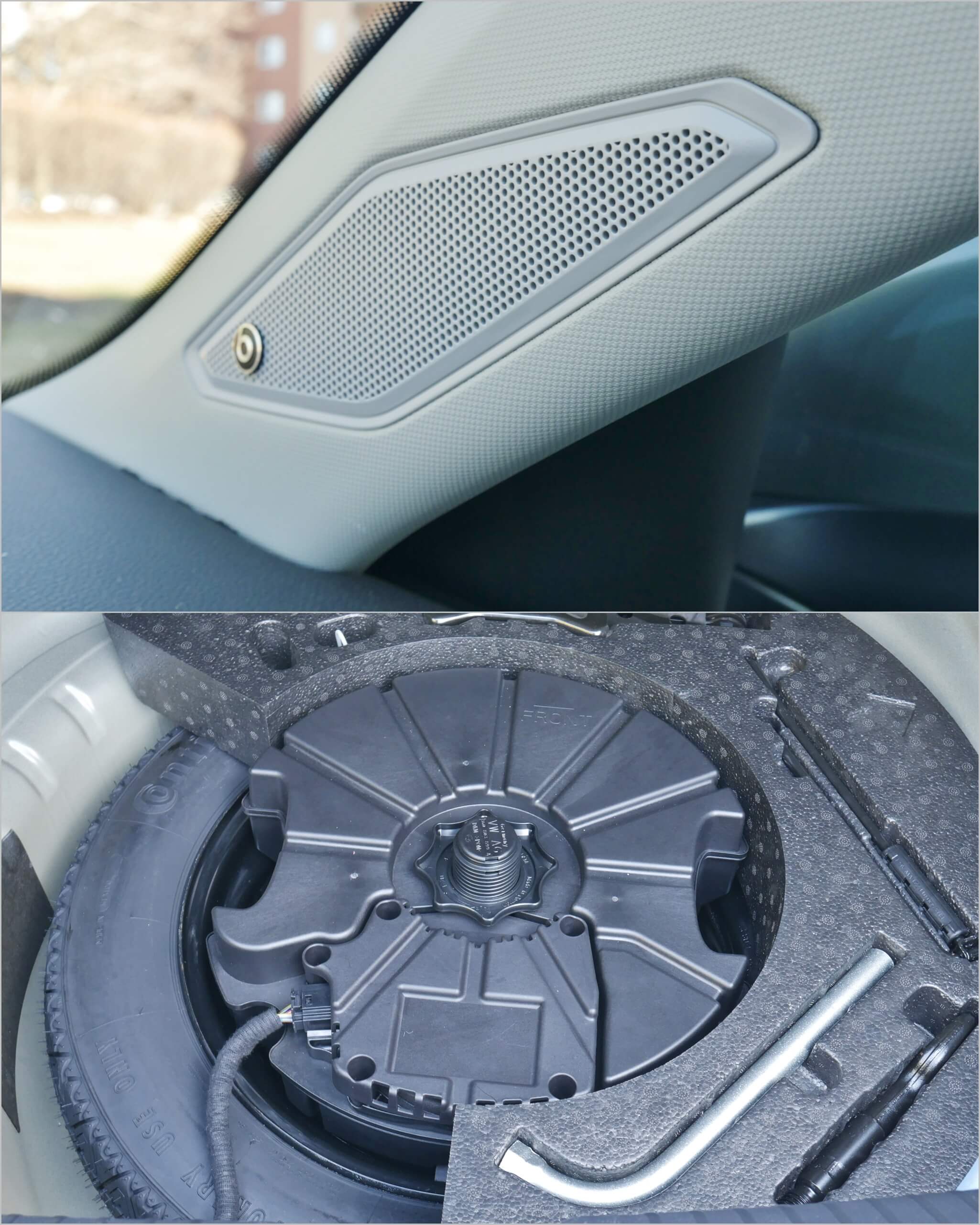 2019 Volkswagen Jetta SEL Premium: Part of BEAT Audio 400 W, 8-speaker + trunk donut mounted subwoofer sound system