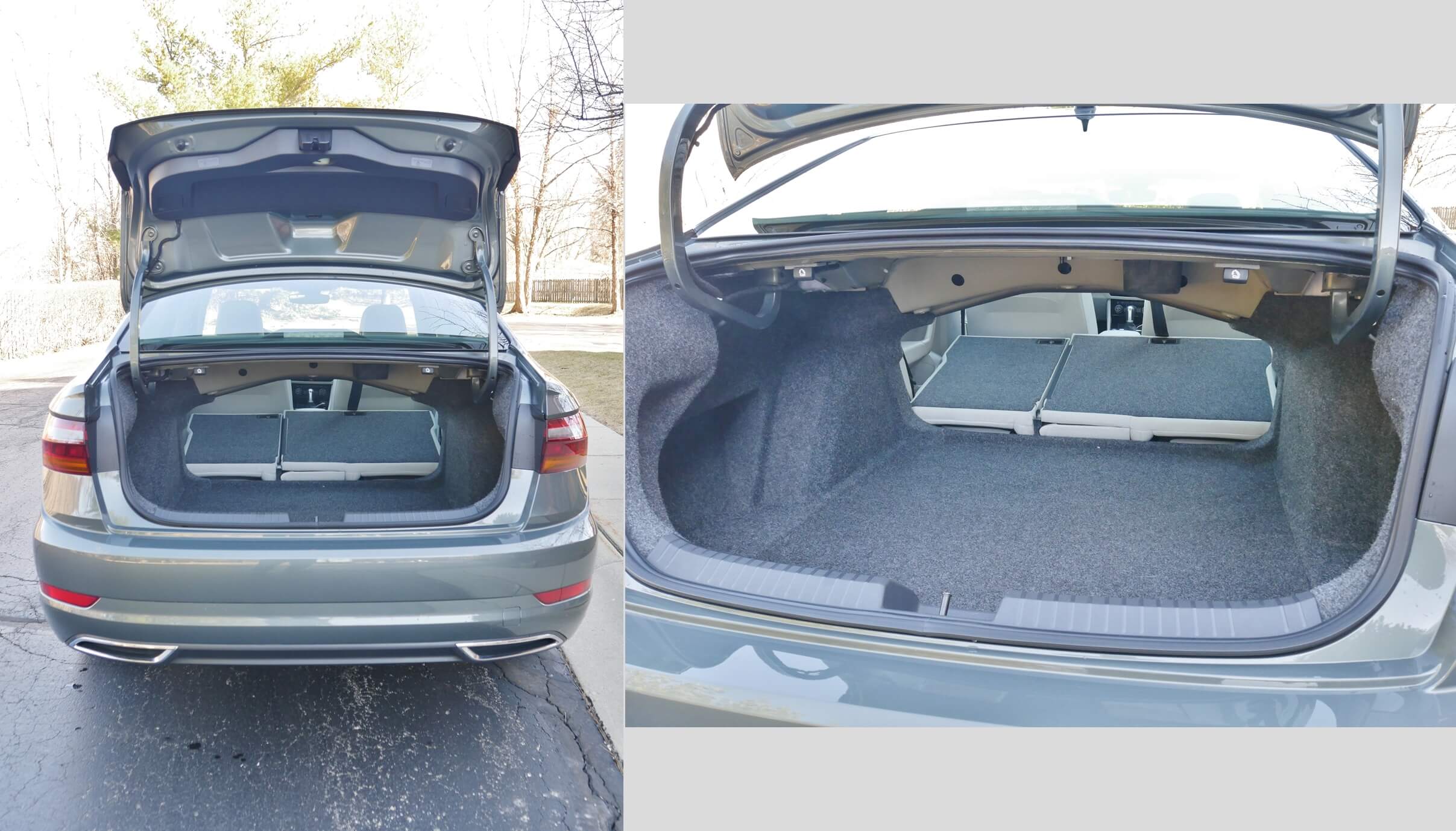 2019 Volkswagen Jetta SEL Premium: Std. 60/40% split 2nd Row seat back improves on what is already a mid-size sedan trunk