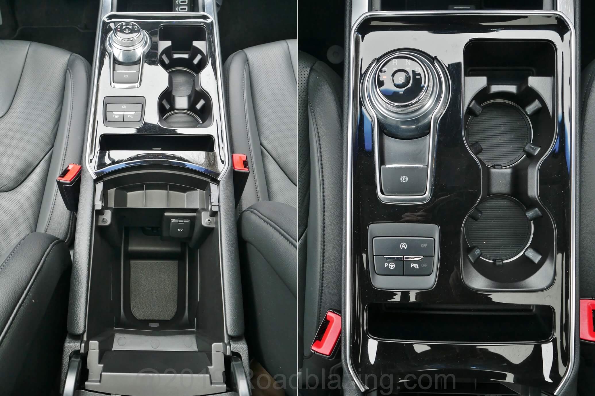 2019 Ford Edge Titanium AWD: Center console storage increases with adoption of rotary dial transmission selector