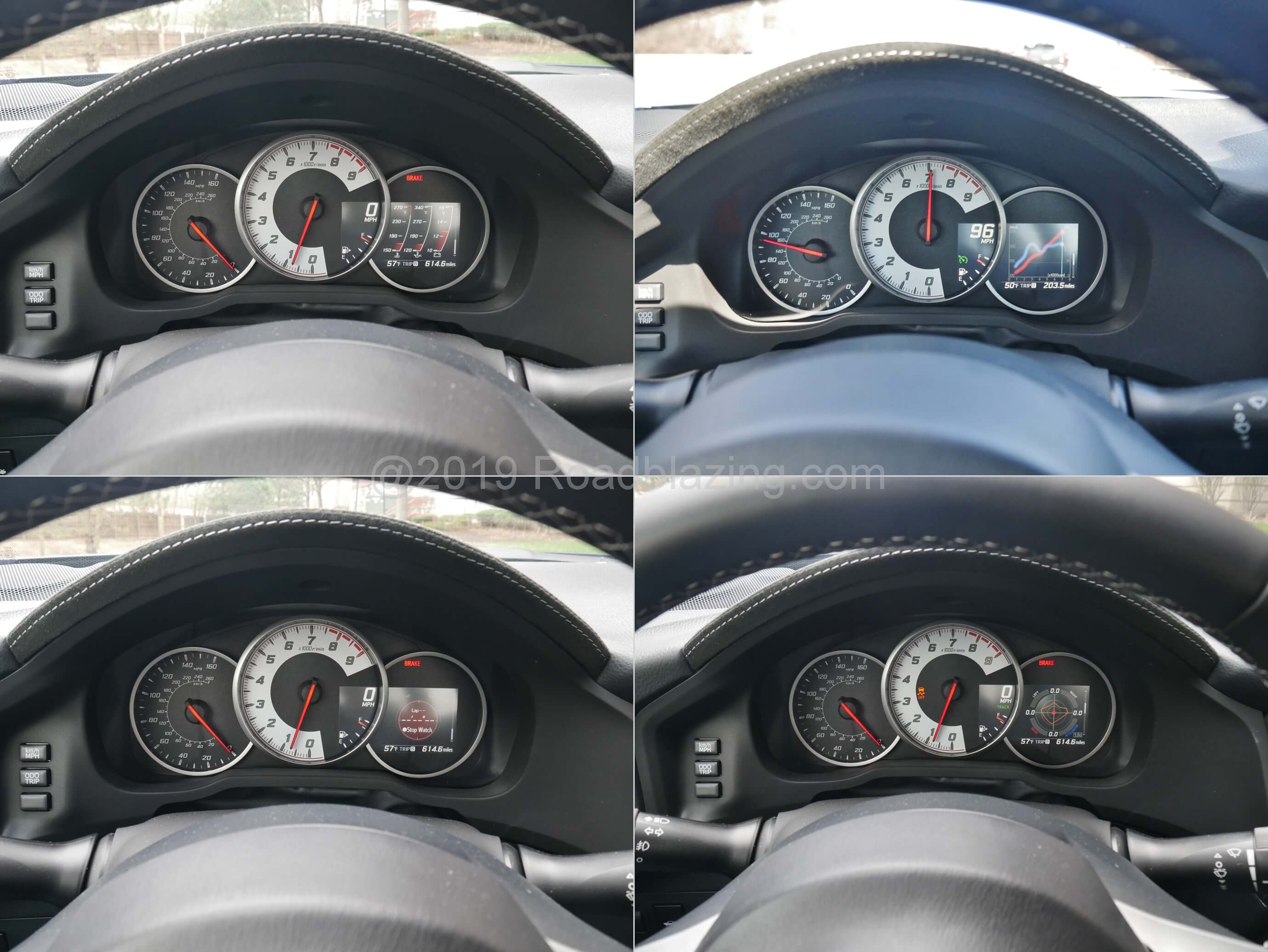 2019 Toyota 86 GT: upgraded gauge cluster color TFT MID performance data displays