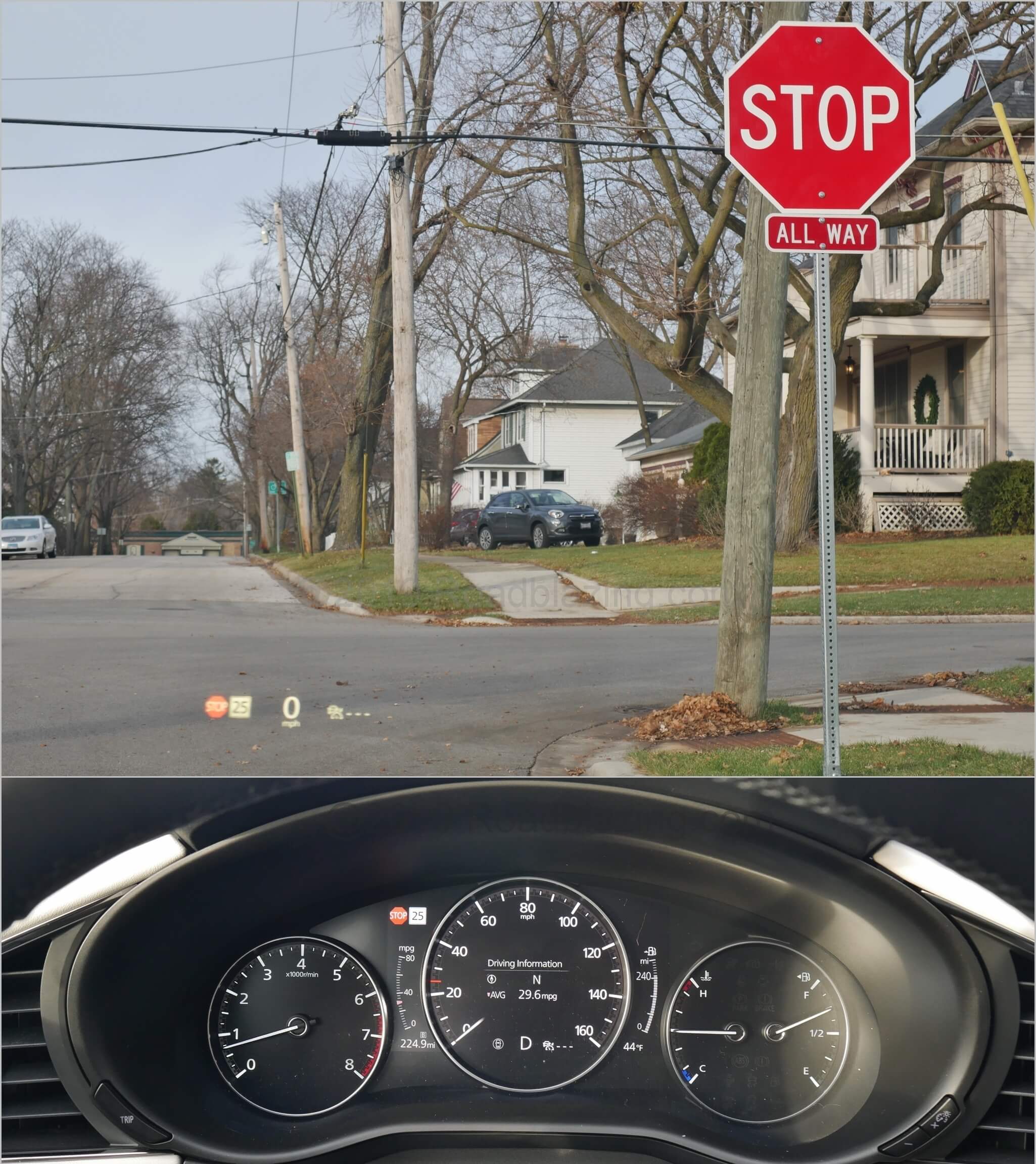 2020 Mazda 3 sedan awd premium: heads up full color Adaptive Display w/ redundant traffic sign recognition