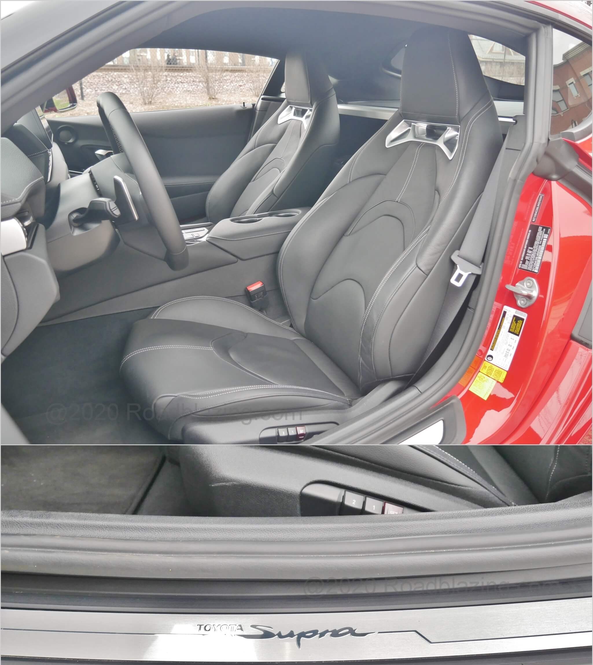 2020 Toyota Supra GR 3.0T Premium: Toyota Supra door rcoker panel embossing
