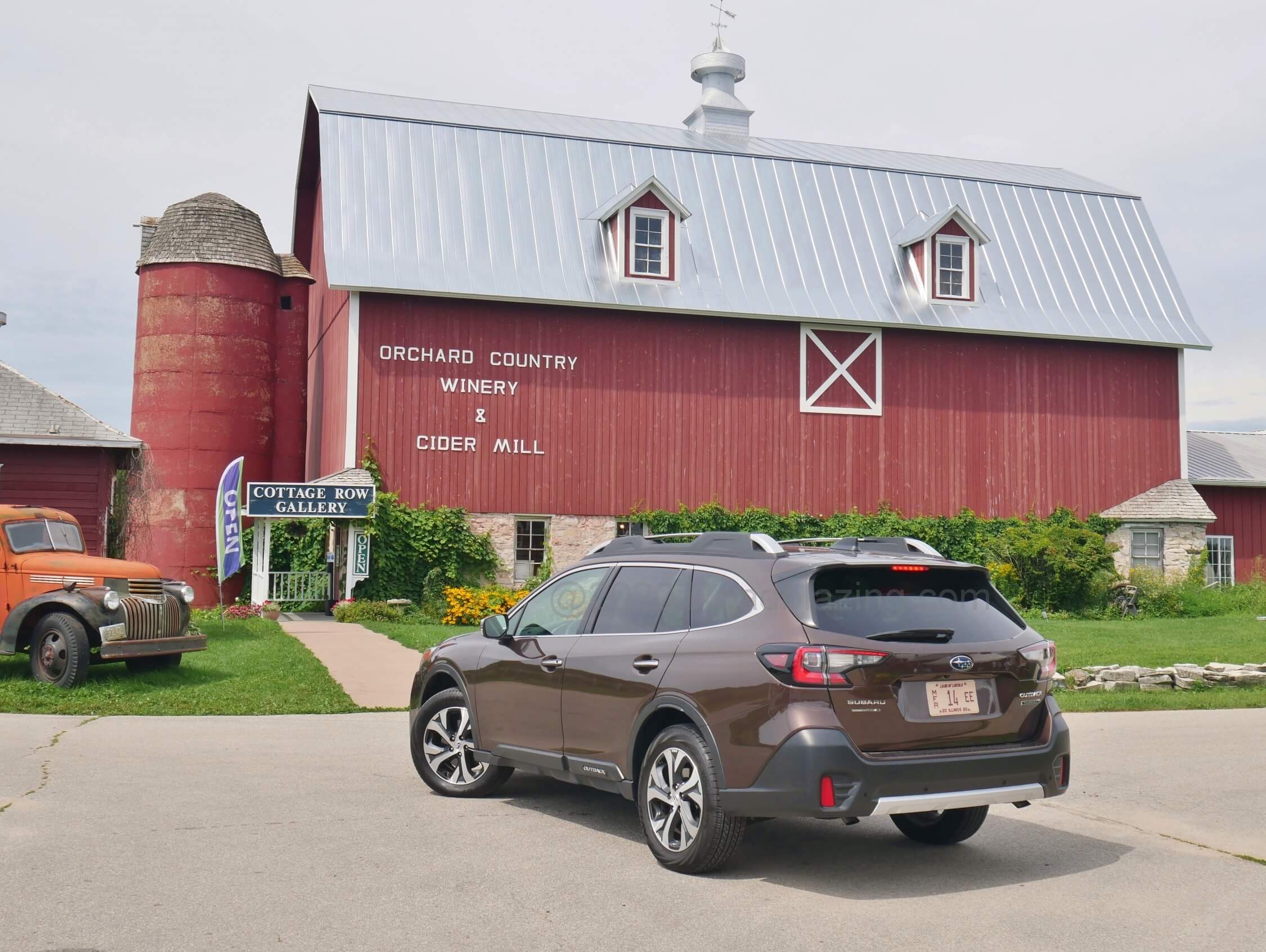 Subaru Outback Touring XT: Out for cherry preserves in Door County, Wisconsin