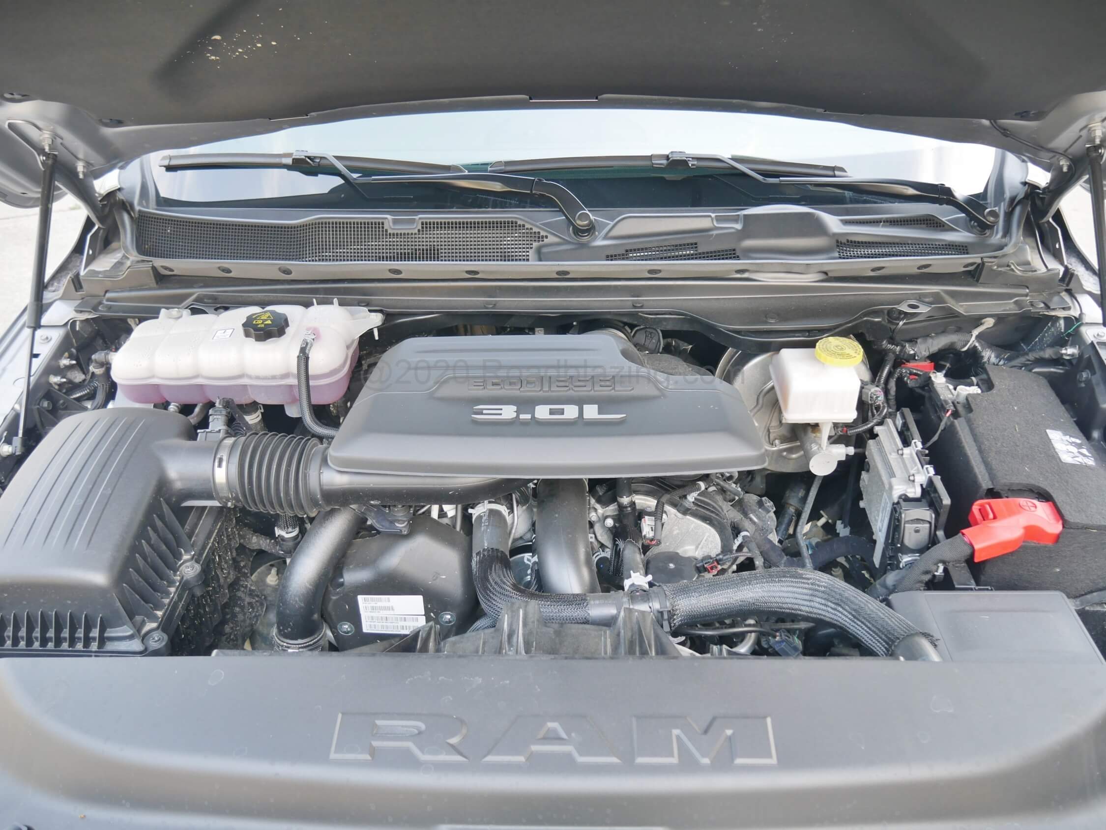 2020 RAM 1500 Rebel Crew 4x4 TDi: 260 hp / 480 lb-ft = +13% / +9% over the previous iteration VM Motori 3.0L Ecodiesel