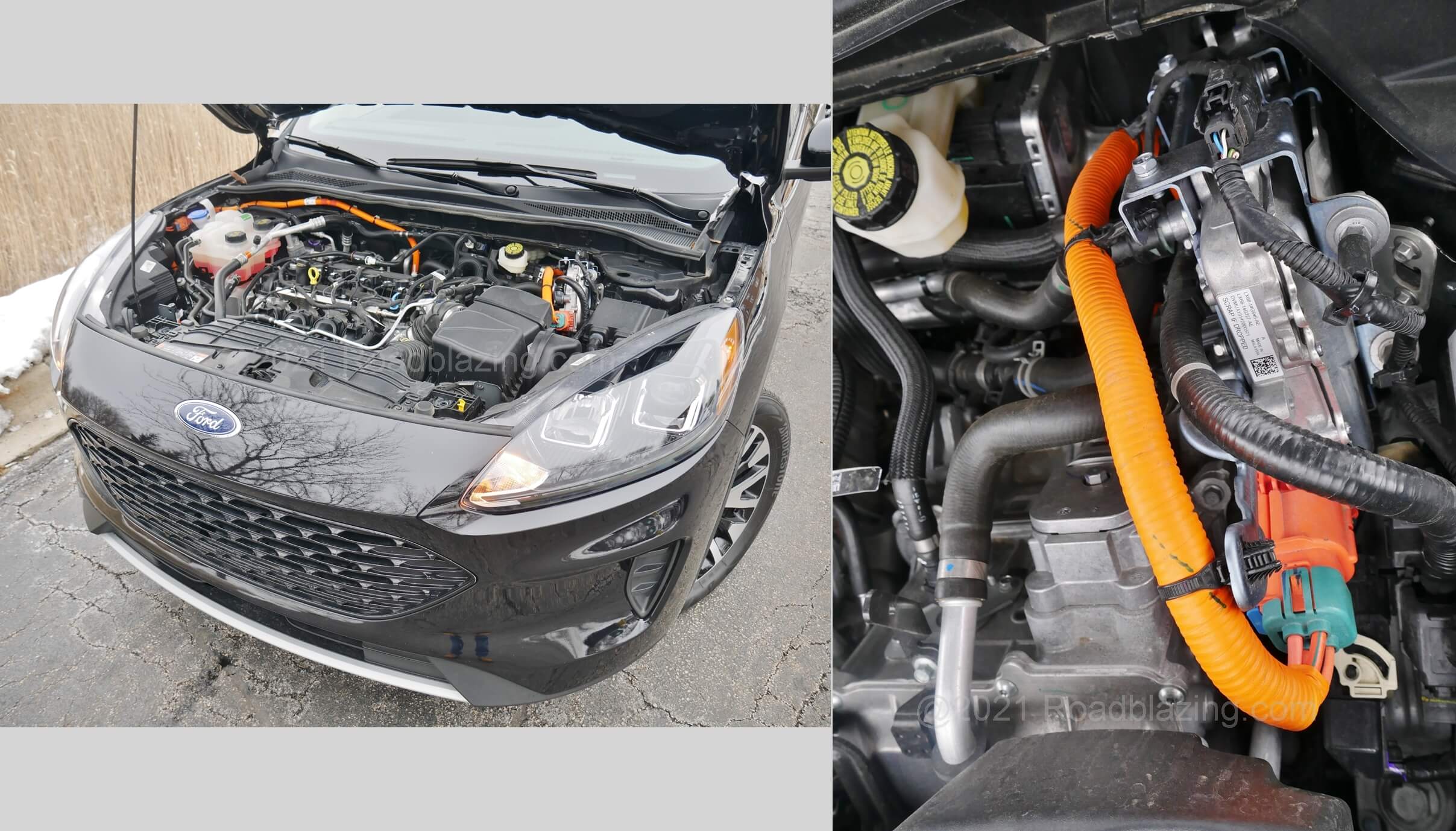 2020 Ford Escape SE Hybrid AWD: 198 Net Hybrid Horsepower = ample thrust due to 70% lighter LiIon 1.1 kWh battery