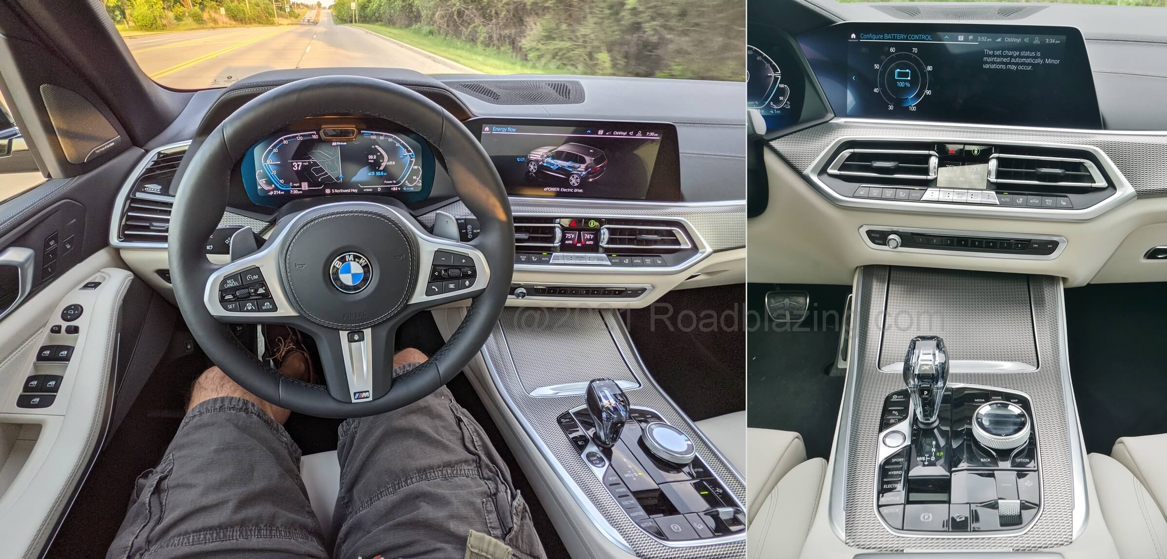 2021 BMW X5 xDrive 45e: 30 miles of plug-in charged Battery Electric range can be preserved via a variable Battery Hold mode.