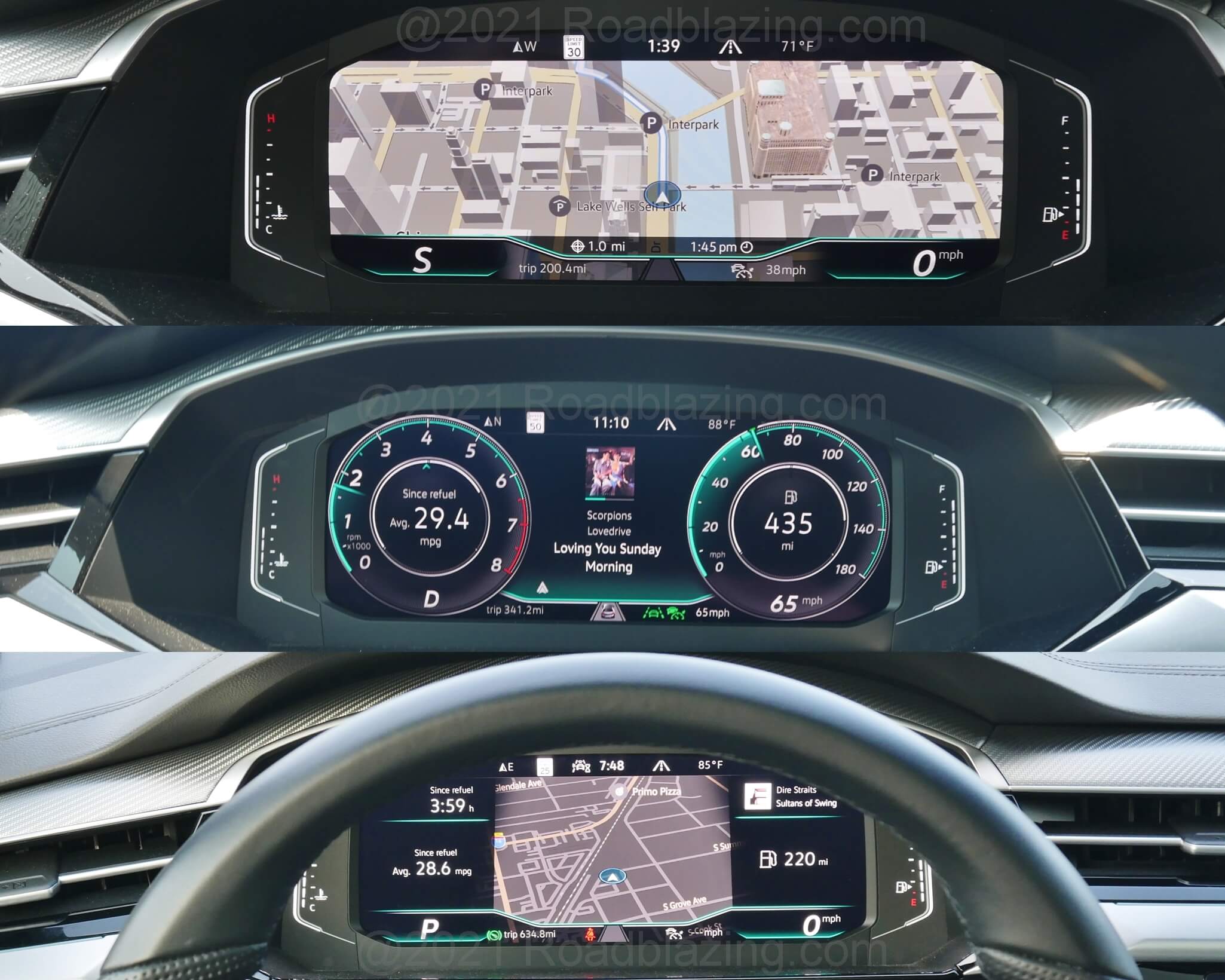 2021 Volkswagen Arteon 2.0T SEL R-Line 4Motion: 12.3" configurable LED Digital Cockpit includes native navigation map
