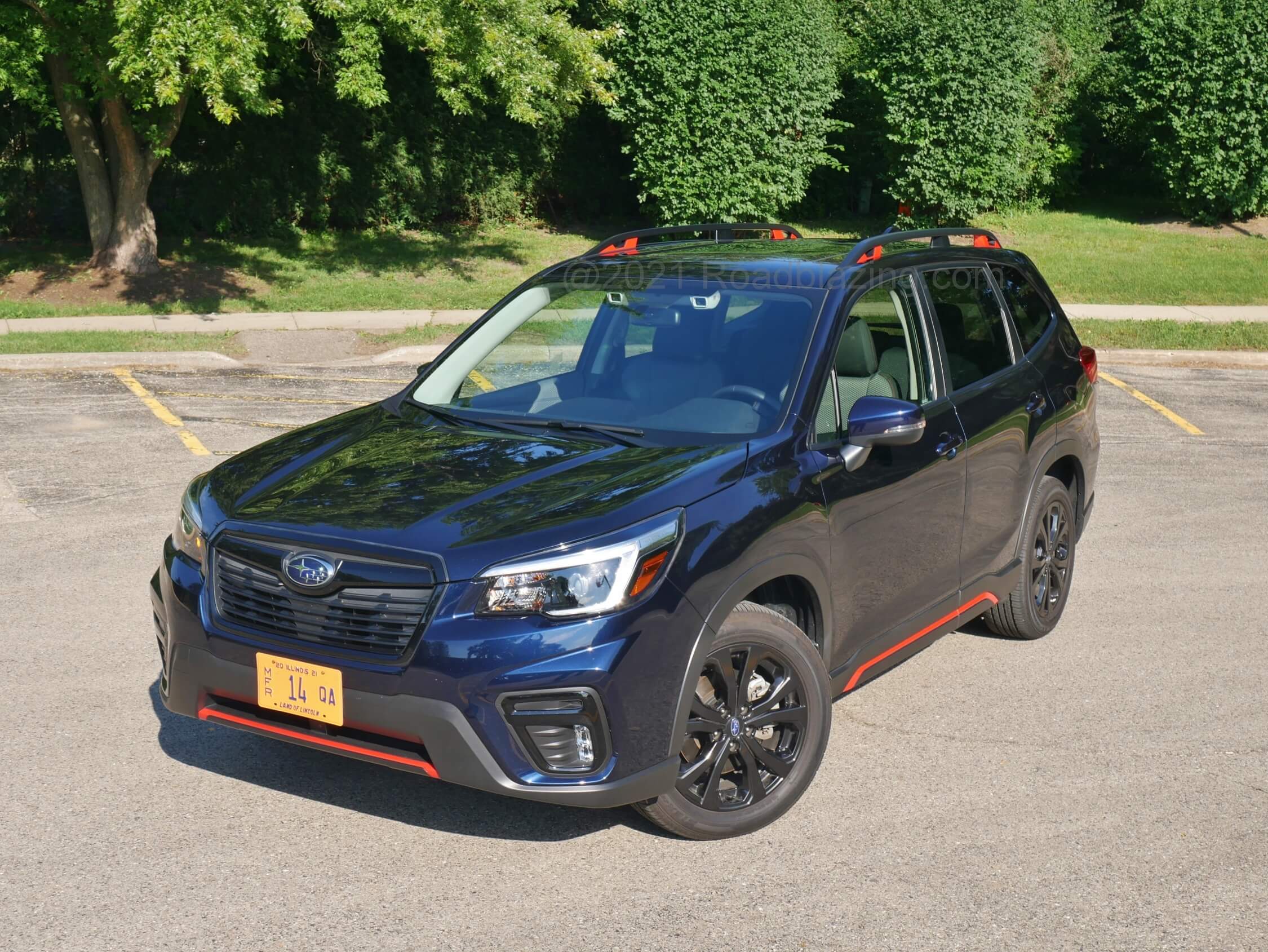 2021 Subaru Forester Sport: Tall greenhouse, low cowl makes Forester a breeze to see outwards from