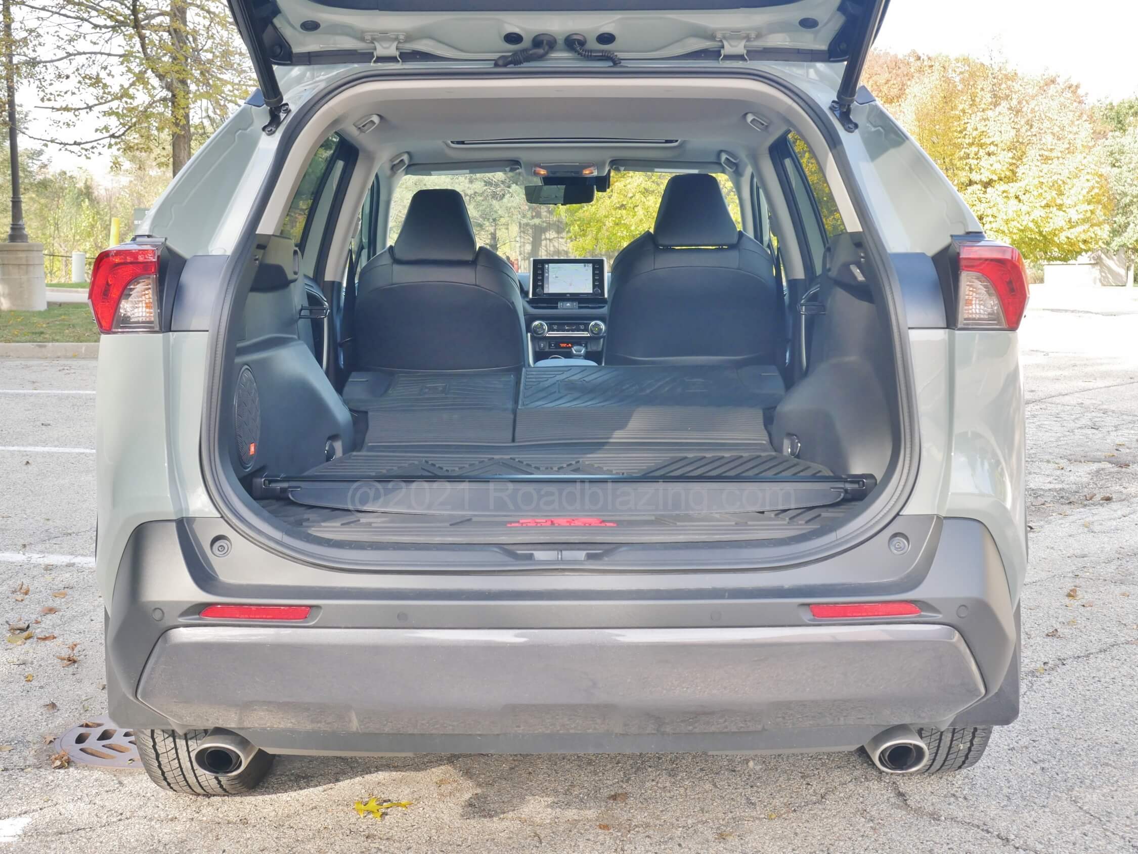 2021 Toyota RAV4 TRD Off Road: 37 cubic foot cargo bay expands to 70 cubic feet.