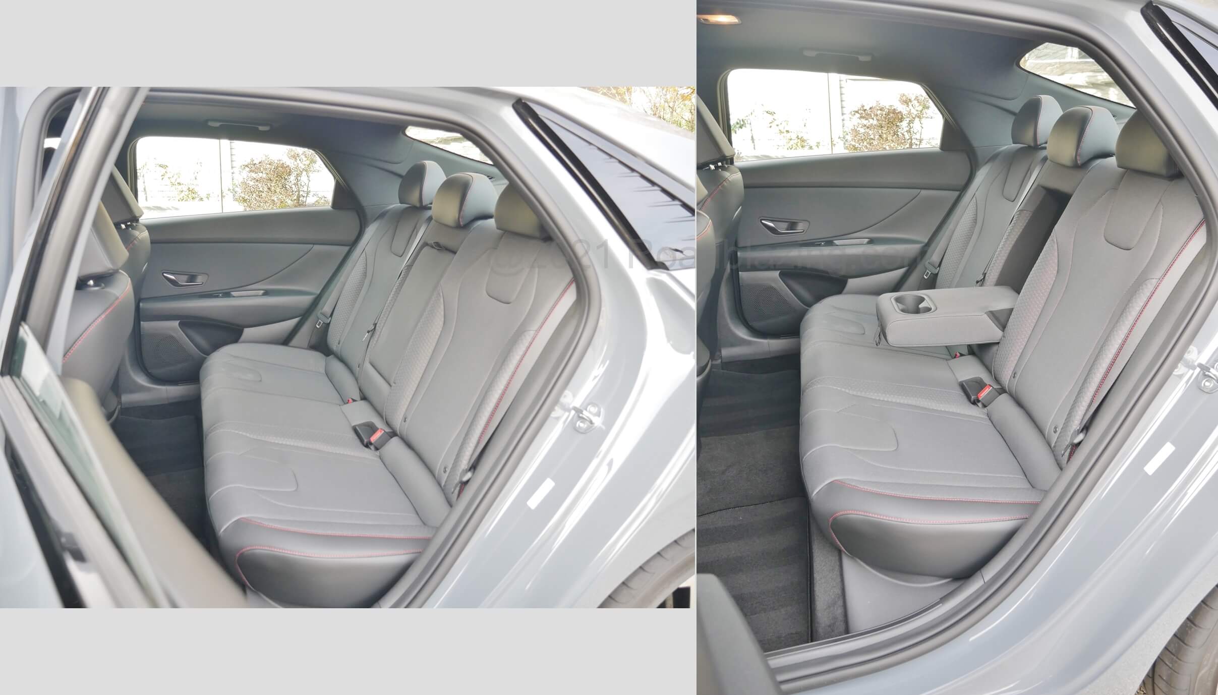 2021 Hyundai Elantra N-Line 1.6T: 38.0" inches roomy Row 2 legroom & center armrest
