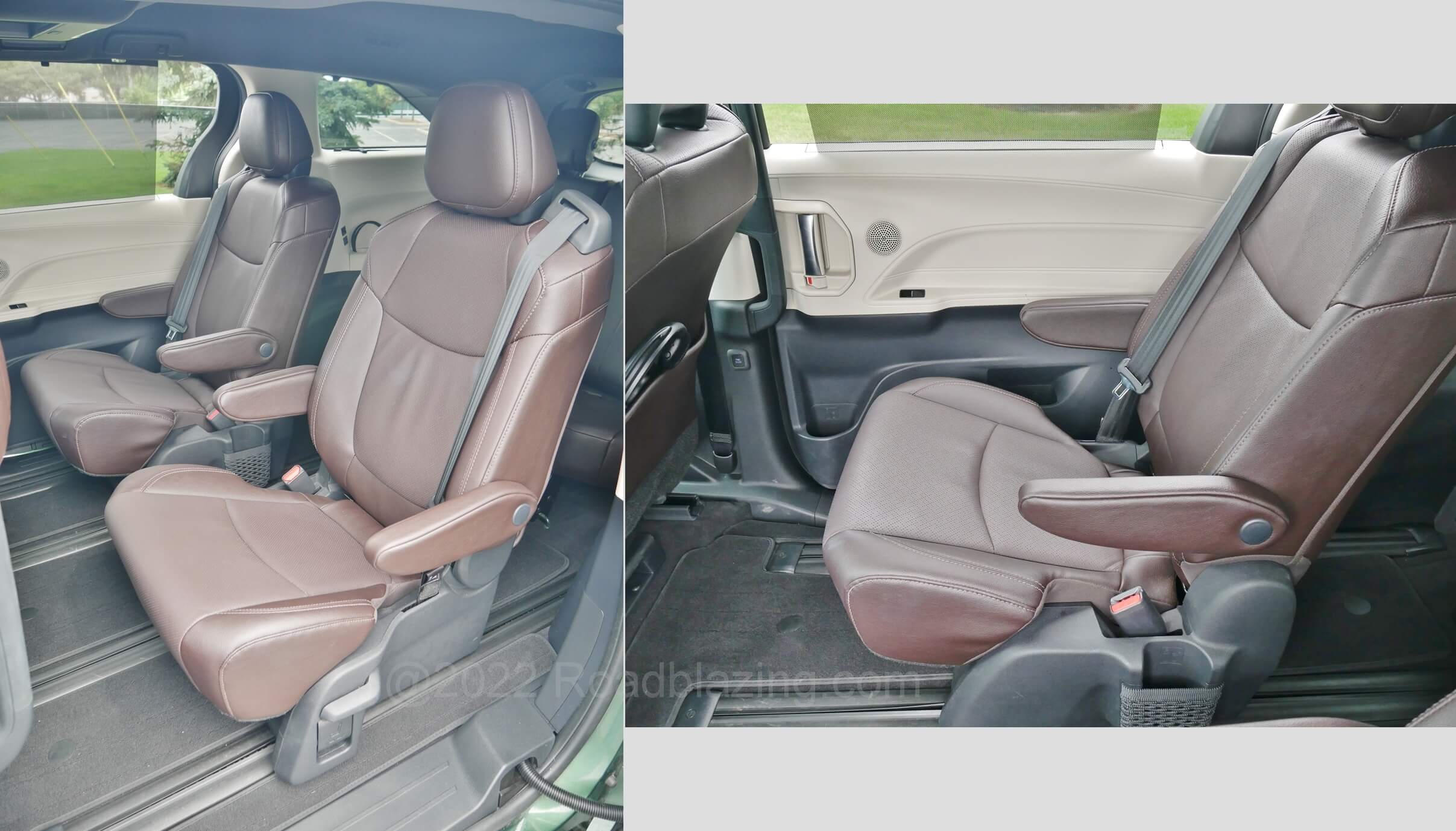 2021 Toyota Sienna Hybrid Platinum AWD: Row 2 captain's chairs