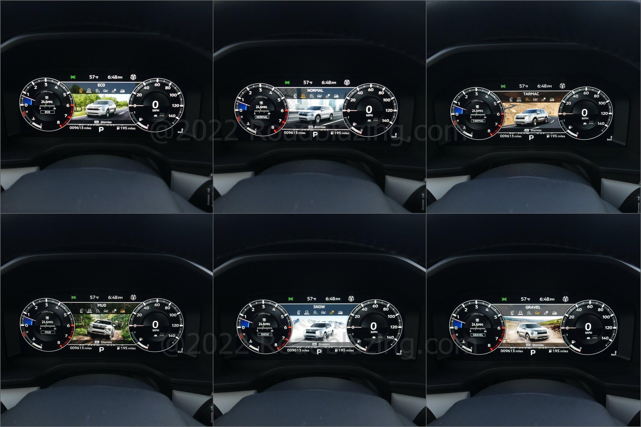 2022 Mitsubishi Outlander 2.5L SEL AWC: 6 drive modes