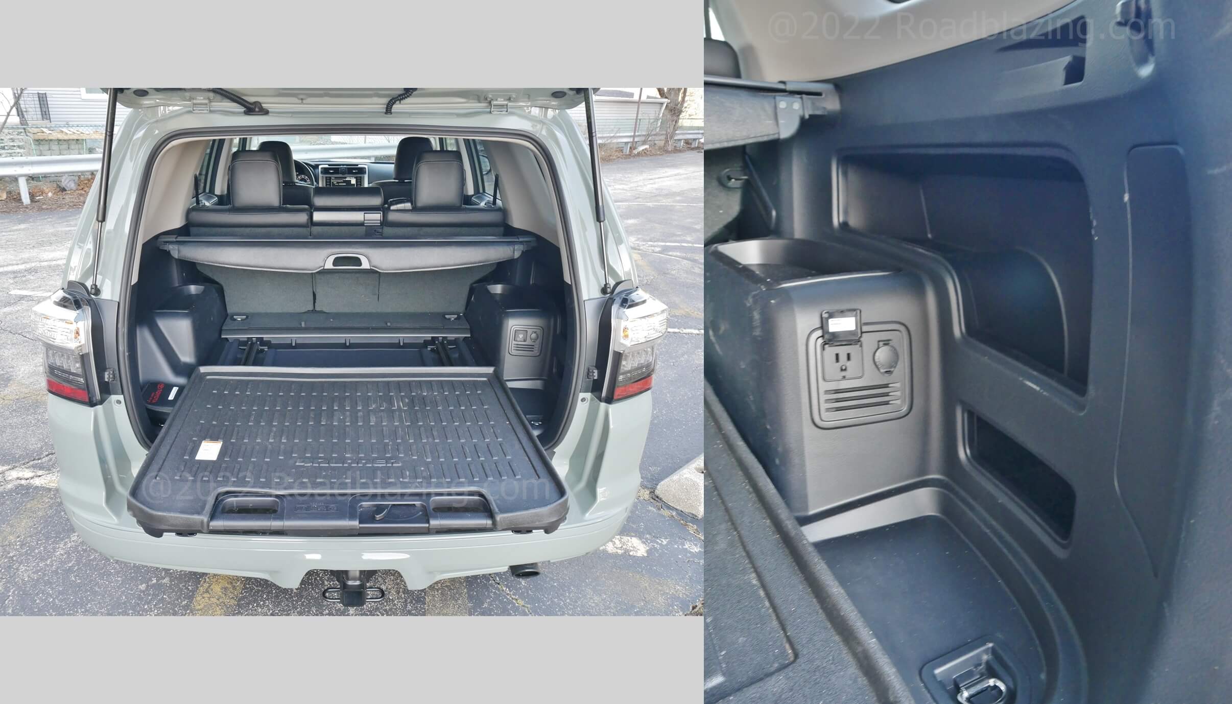 2022 Toyota 4Runner TRD Sport 4x4: slide out cargo loading tray w/ sub floor storage