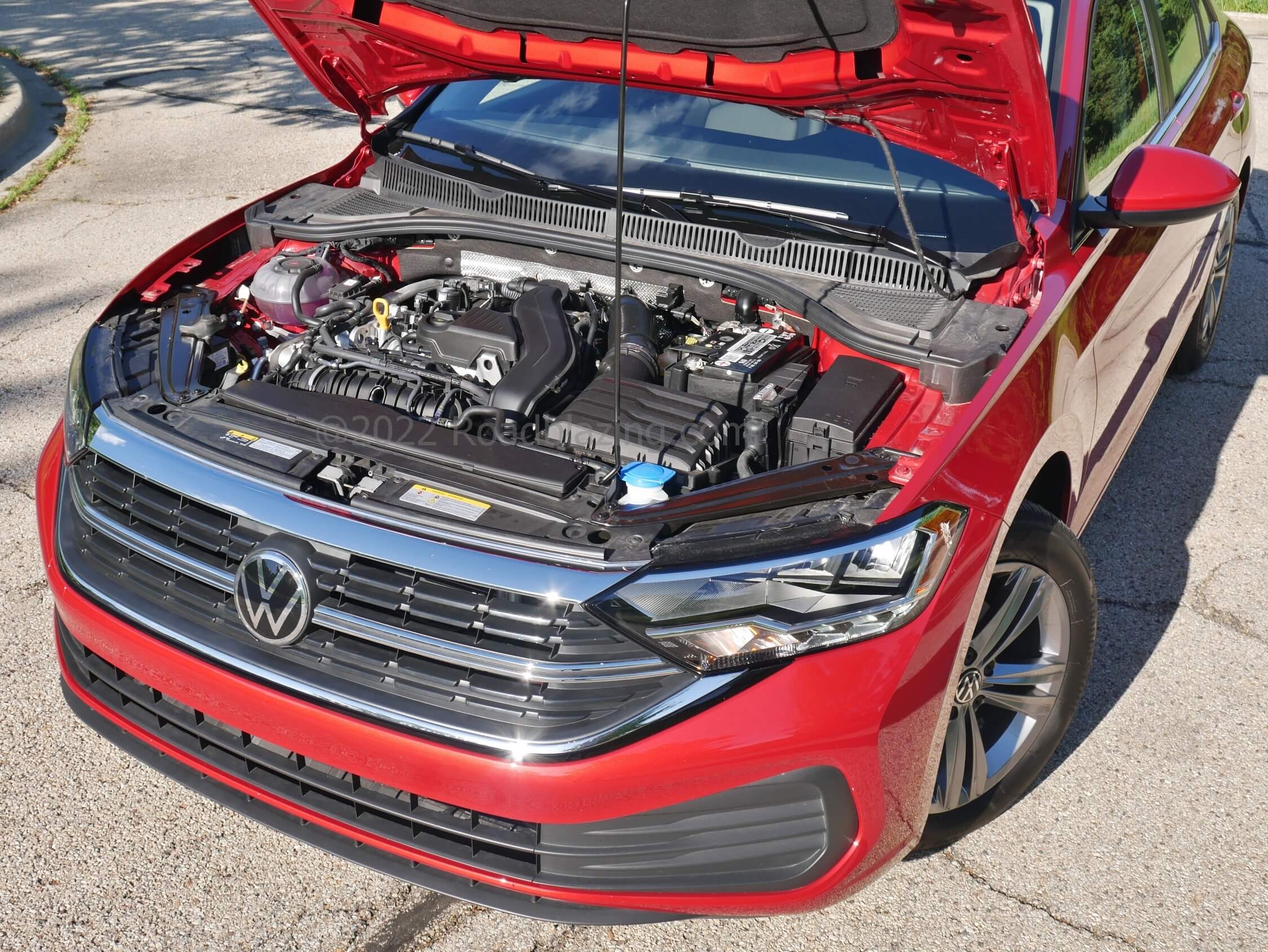 2022 Volkswagen Jetta 1.5T SE: 11 additional horsepower in 100 cc larger turbo gasoline engine gets pretty frisky + 34 MPG combined