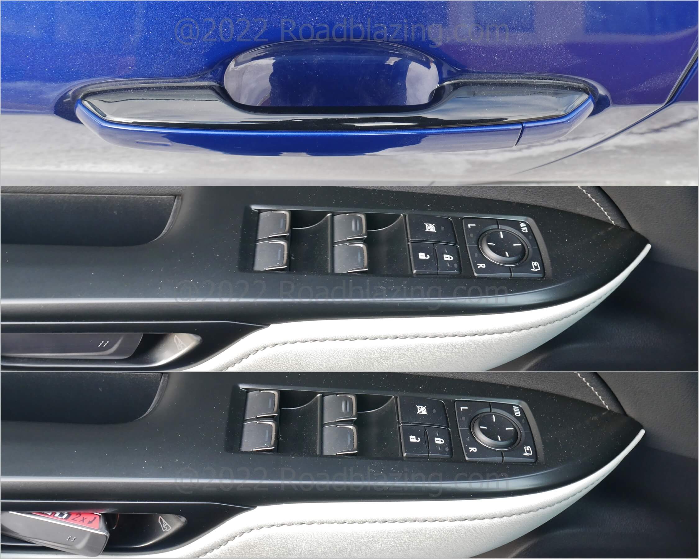 2022 Lexus NX 450h+ F-Sport AWD: soft touch exterior & interior door latch releases