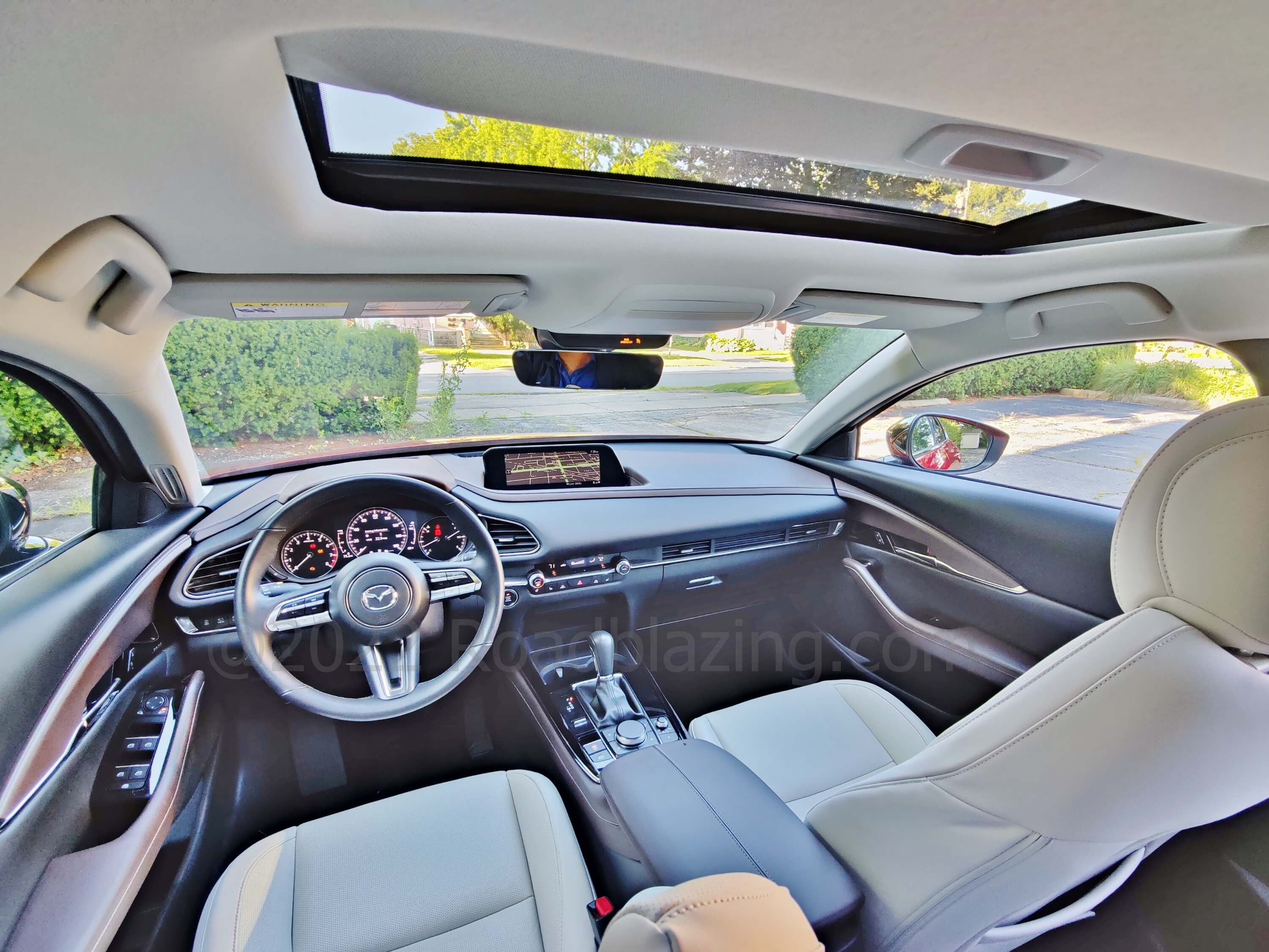 2022 Mazda CX-30 2.5 Turbo AWD: parchment cabin evokes entry luxury sensation