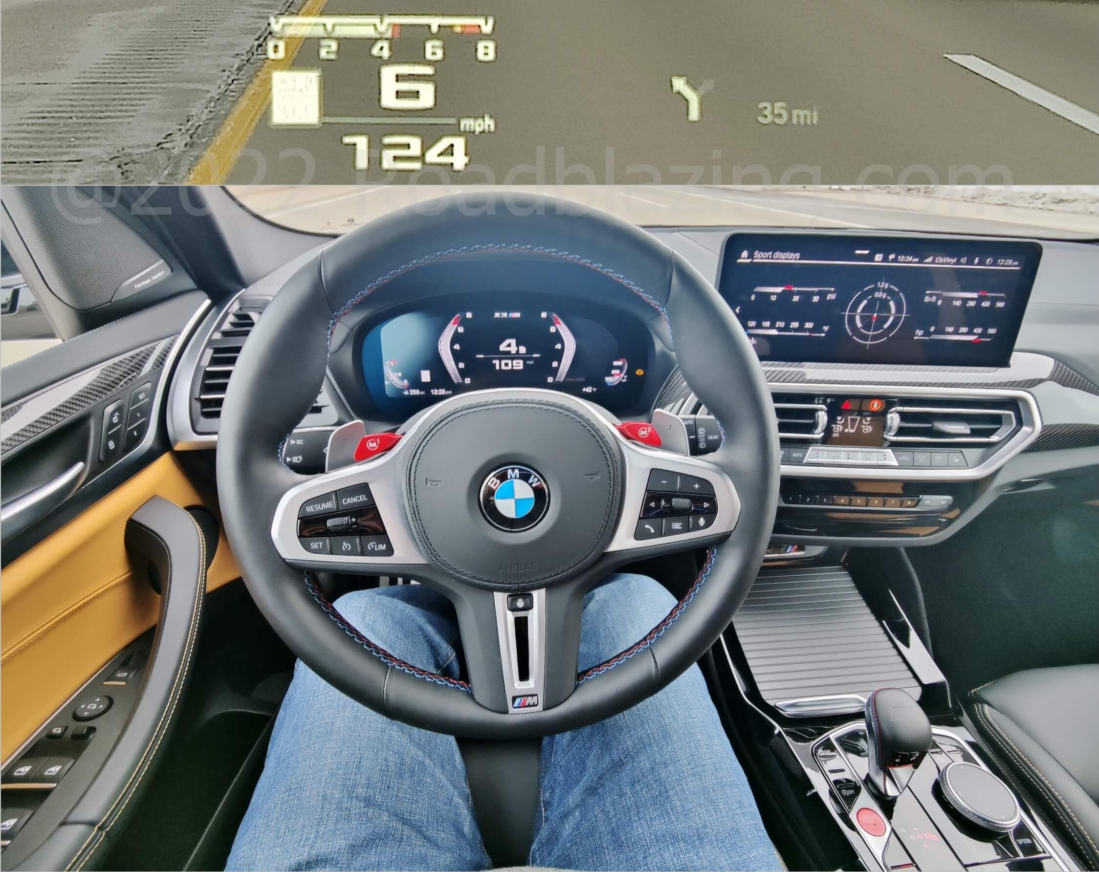 2022 BMW X3 M Competition xDrive: high speed attack with Sports Displays and HUD
