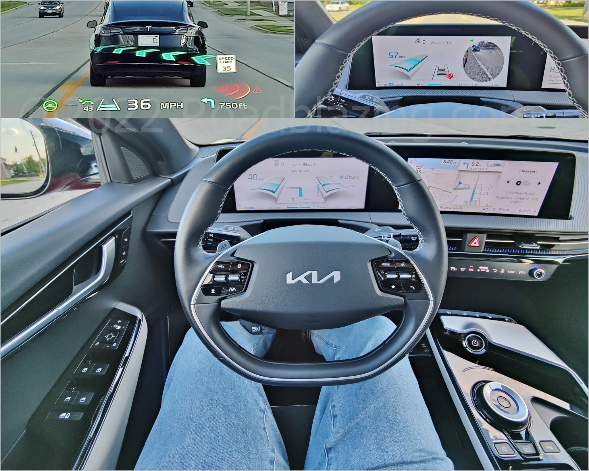 2022 Kia EV6 GT-Line AWD: driving , navigating w ADAS & HUD