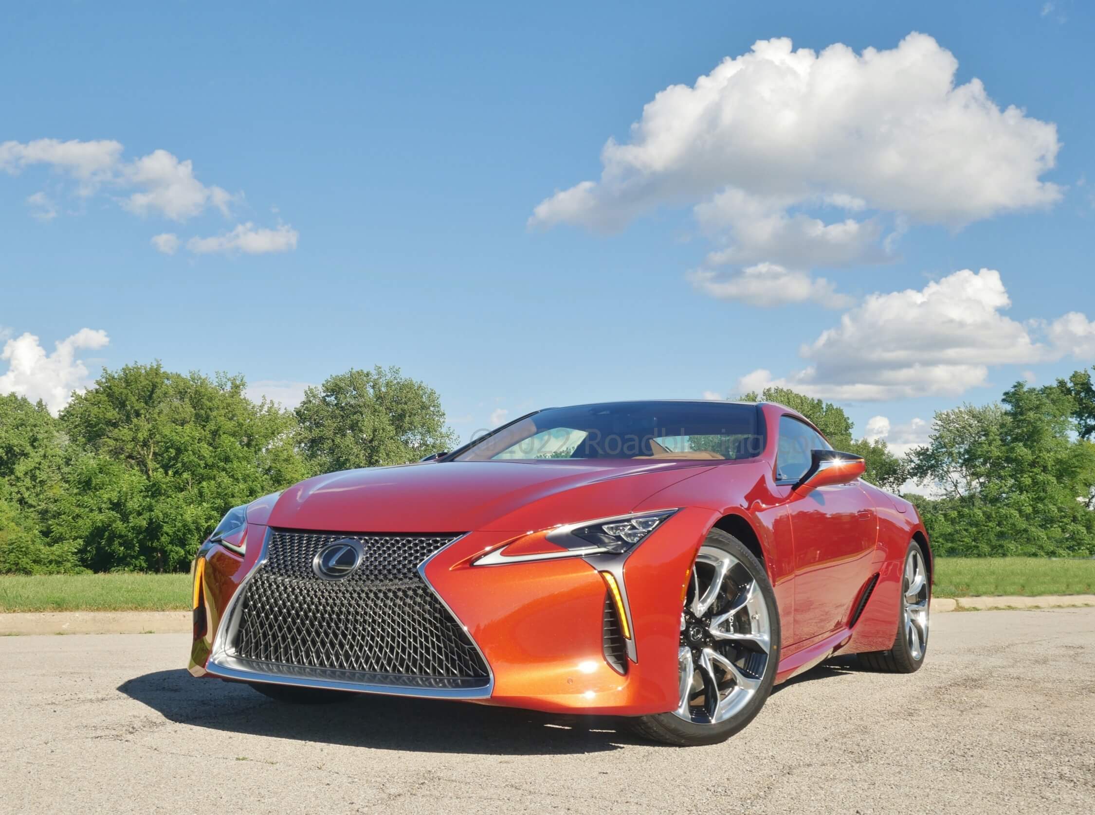 2022 Lexus LC 500: this flagship high performance 2+2 coupe has earned the right to boast with the imposing Lexus Spindle grille