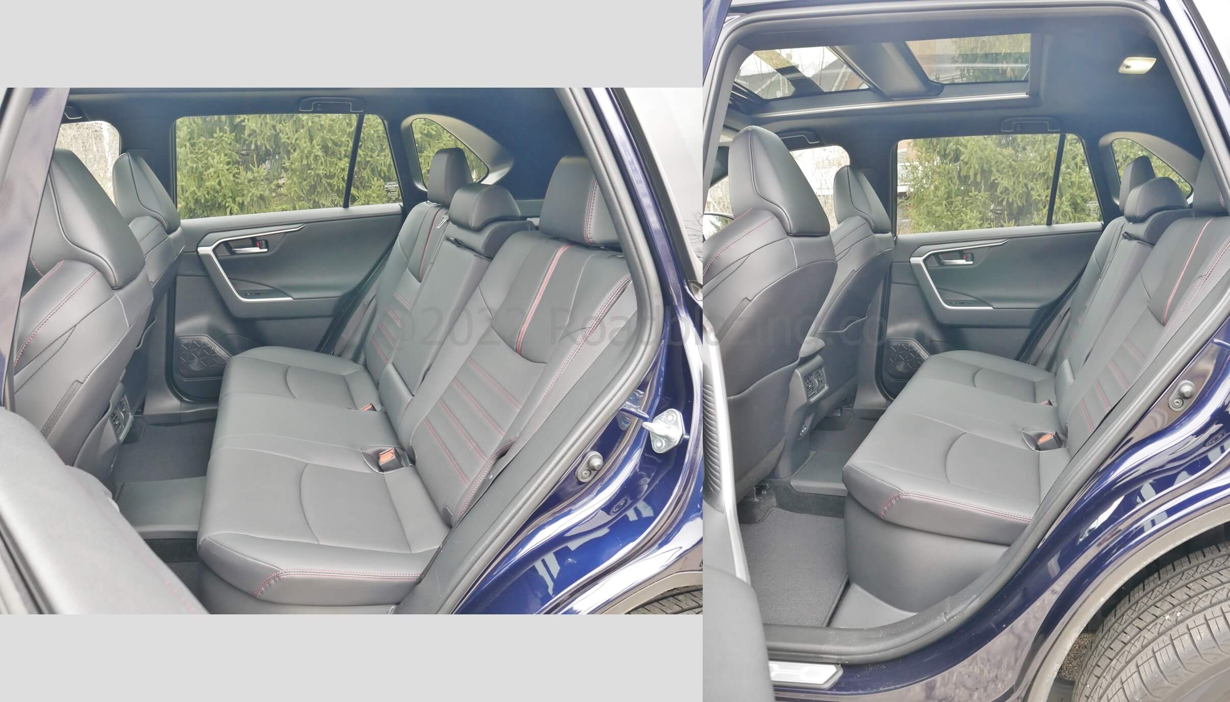 2022 Toyota RAV4 Prime XLE AWD PHEV: 60/40% split reclining 2nd Row seatbacks