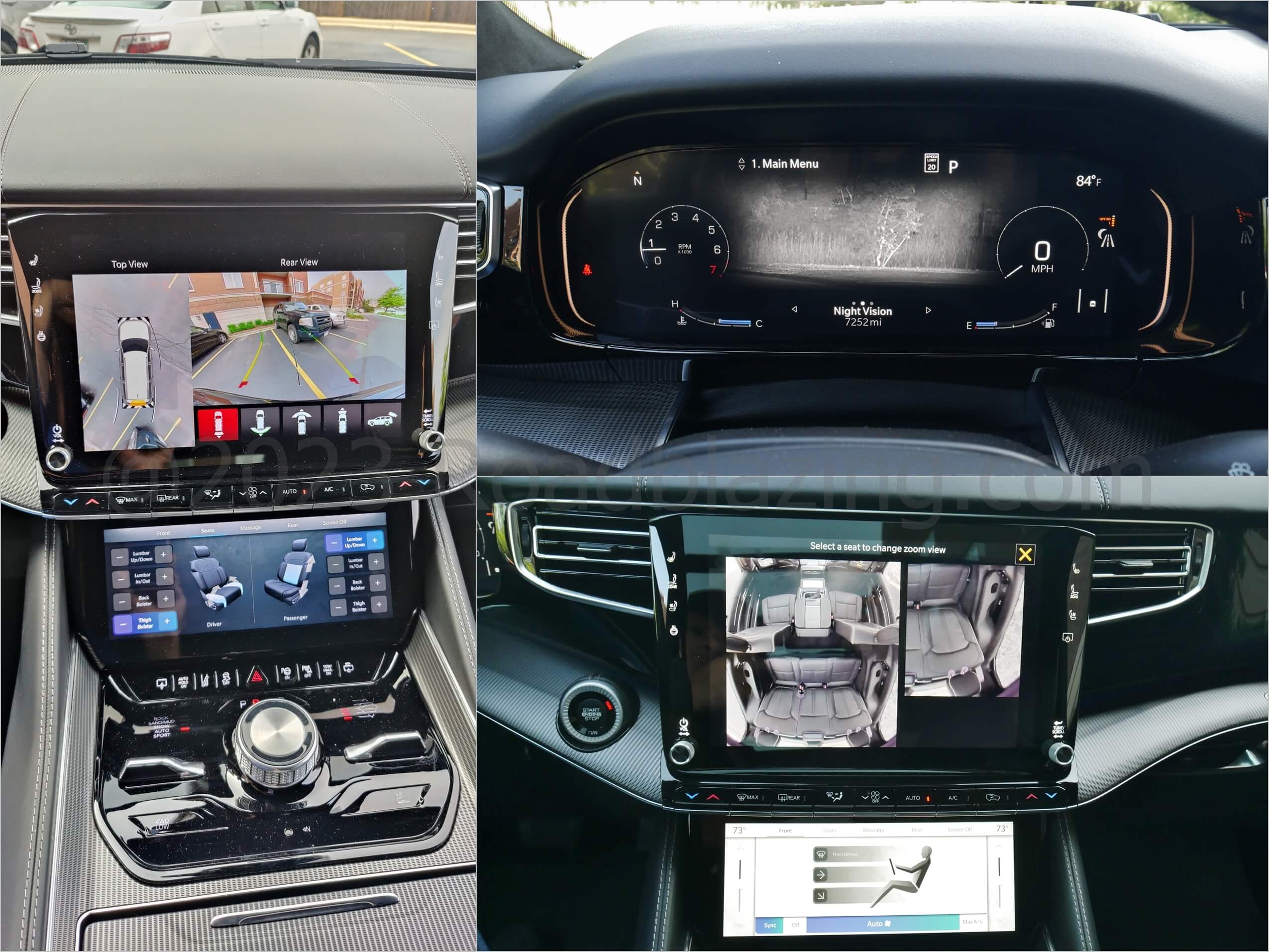 2022 Jeep Grand Wagoneer 6.4L Obsidian 4x4: camera assisted views inside and out
