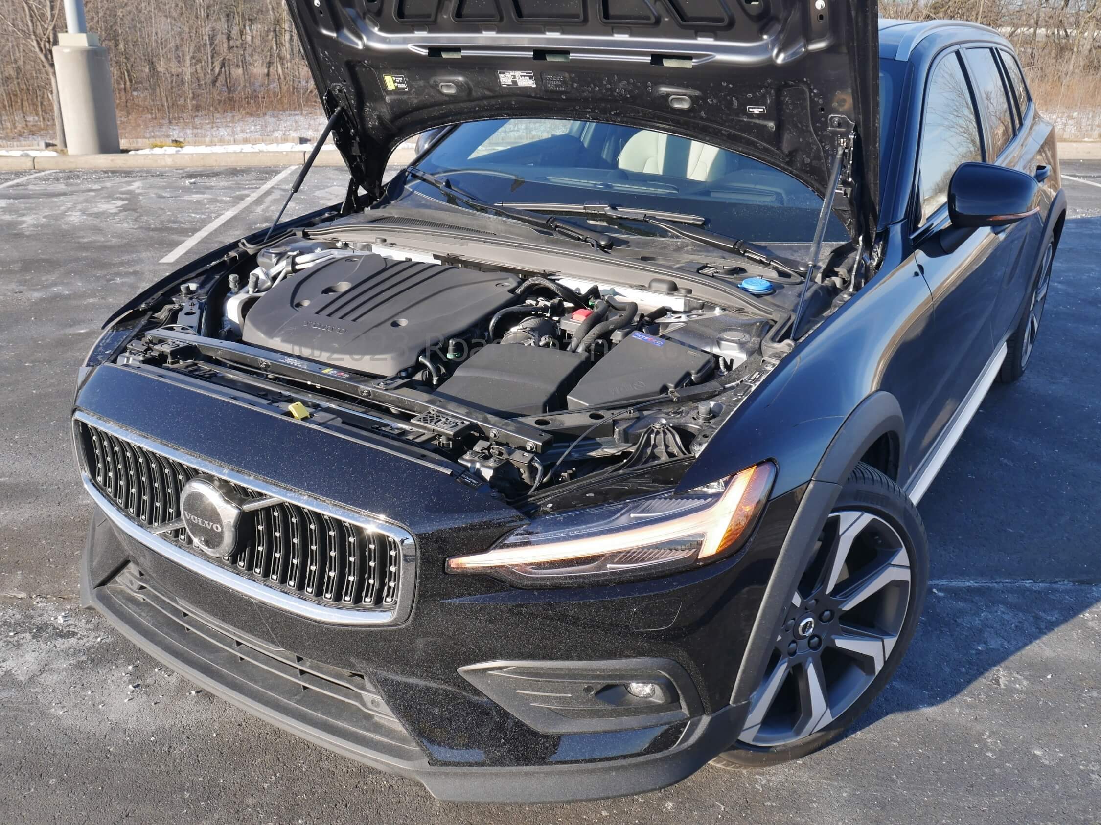 2023 Volvo V60 Cross Country B5 Ultimate AWD: turbo four gas engine picks up 13 hp from 48V electric motor mated to 8-spd automatic + Haldex style AWD w/ off-road mode