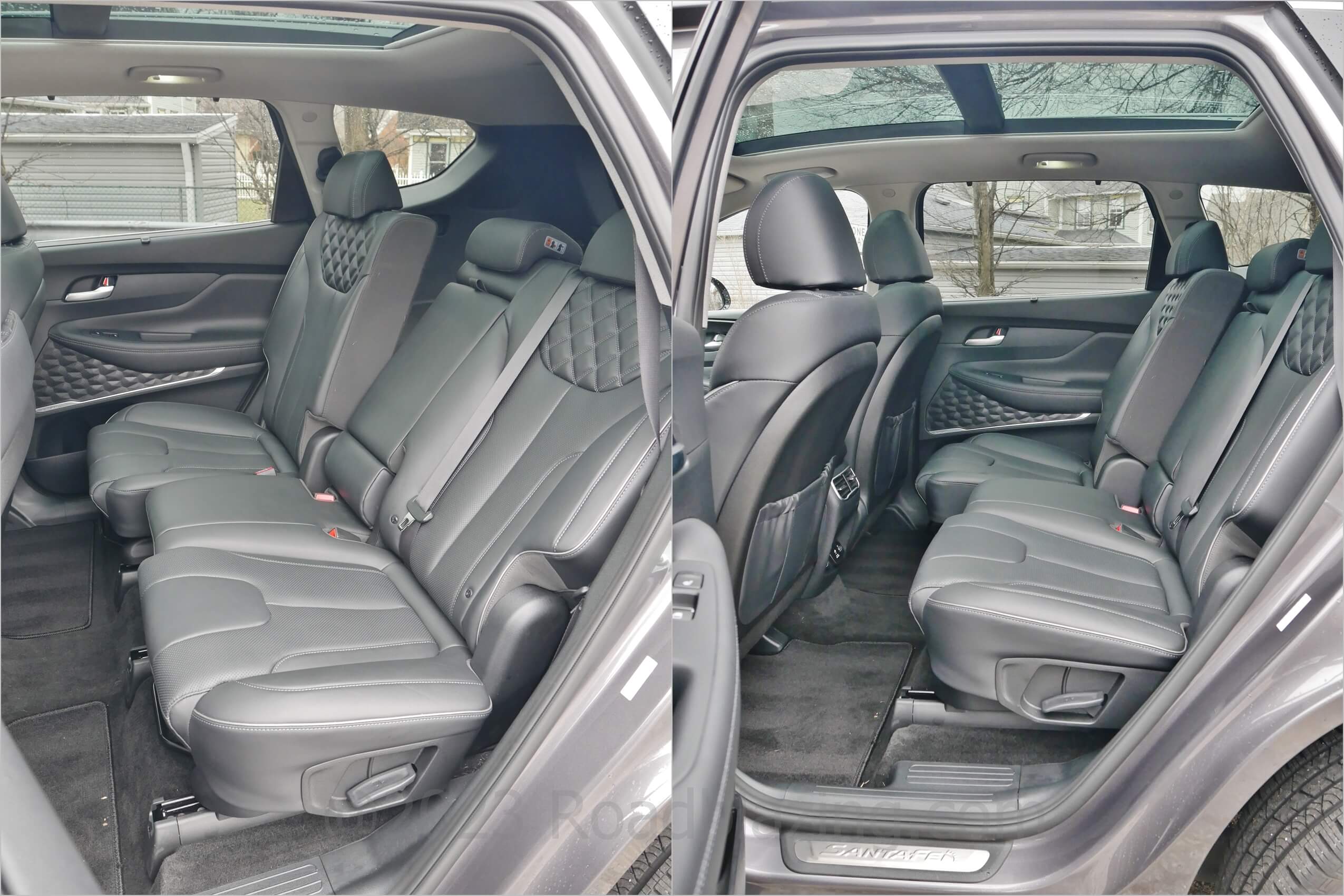 2022 Hyundai Santa Fe Limited PHEV AWD: convenient 60/40% split reclining and sliding 2nd Row seating