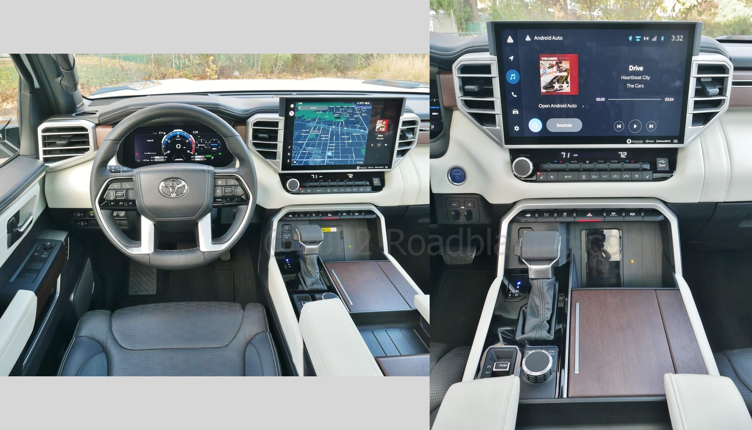 2022 Toyota Tundra CrewCab Capstone 4x4: wireless Android / Apple smart phone projection on the mega 14.0" touch media display
