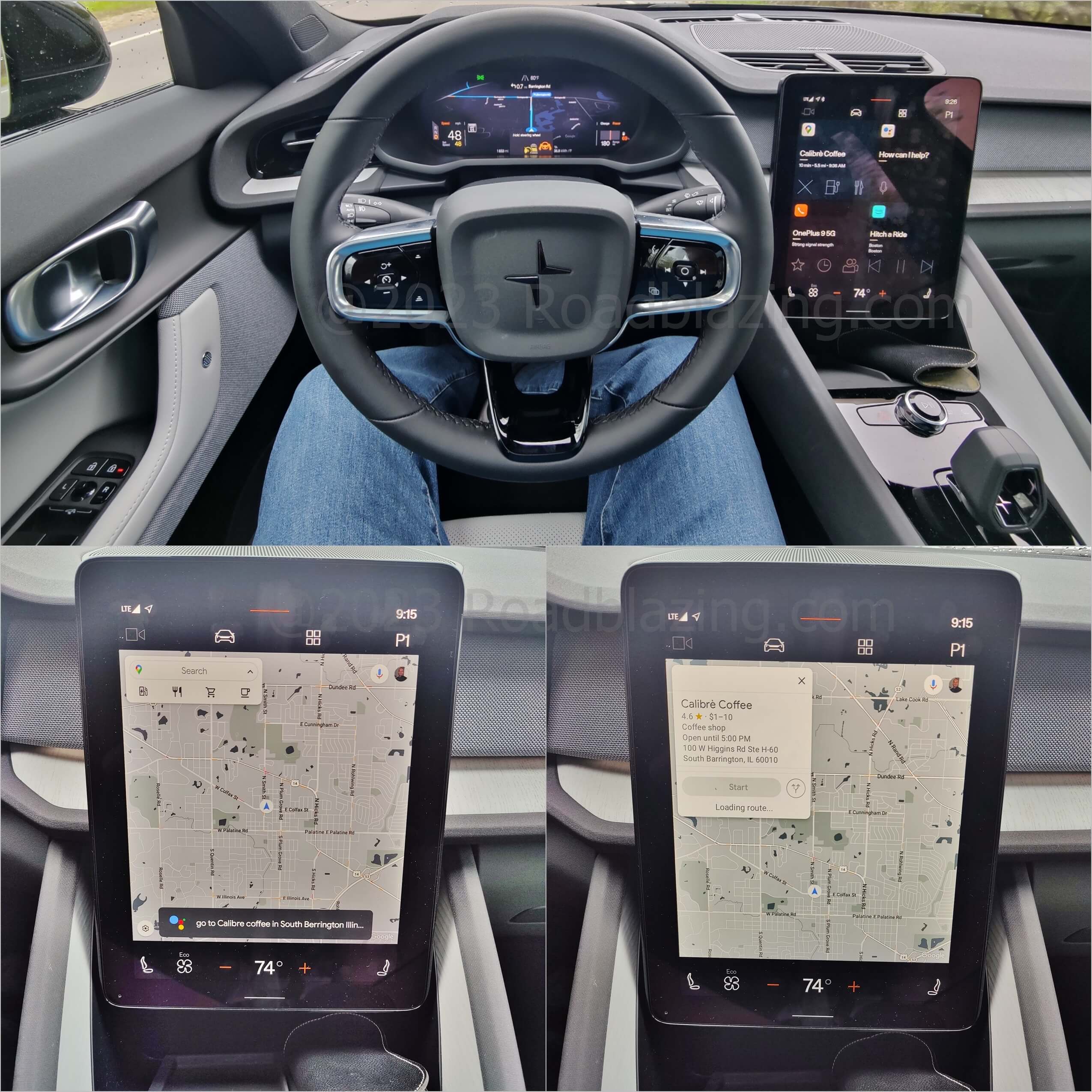 2023 Polestar 2 Dual Motor: Android Automotive UI has baked in Google Assistant and Maps