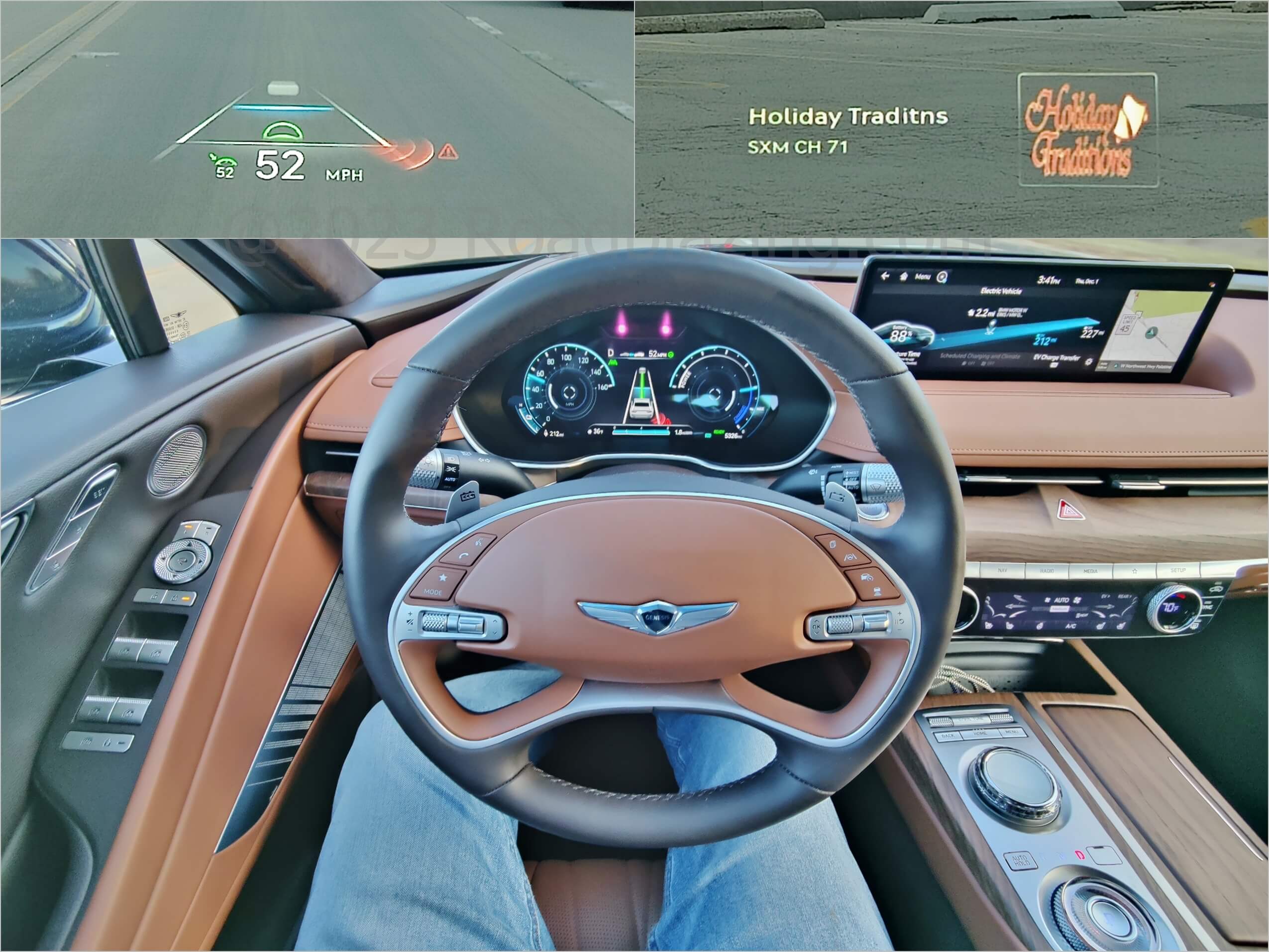 2023 Genesis Electrified G80 AWD: driving with full ADAS 2.0 suite