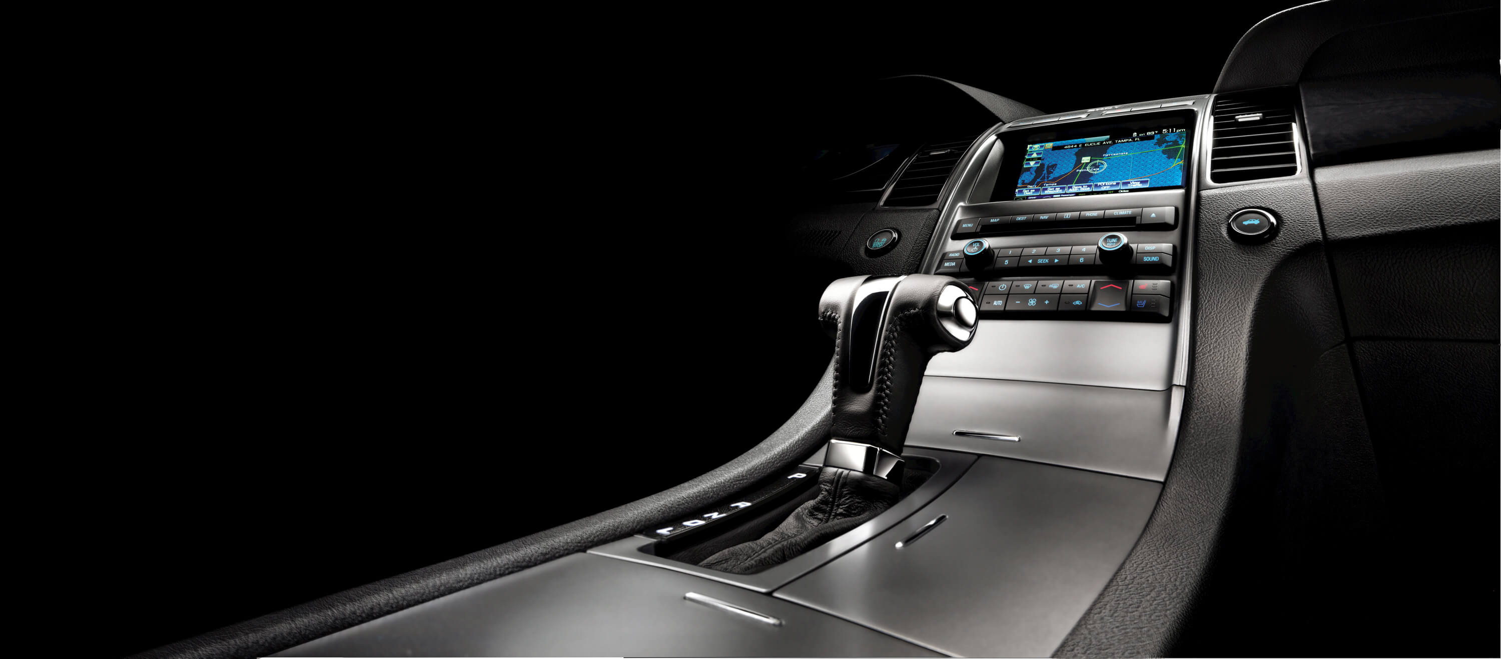 Ford Taurus' impossible-angle console by Zaback