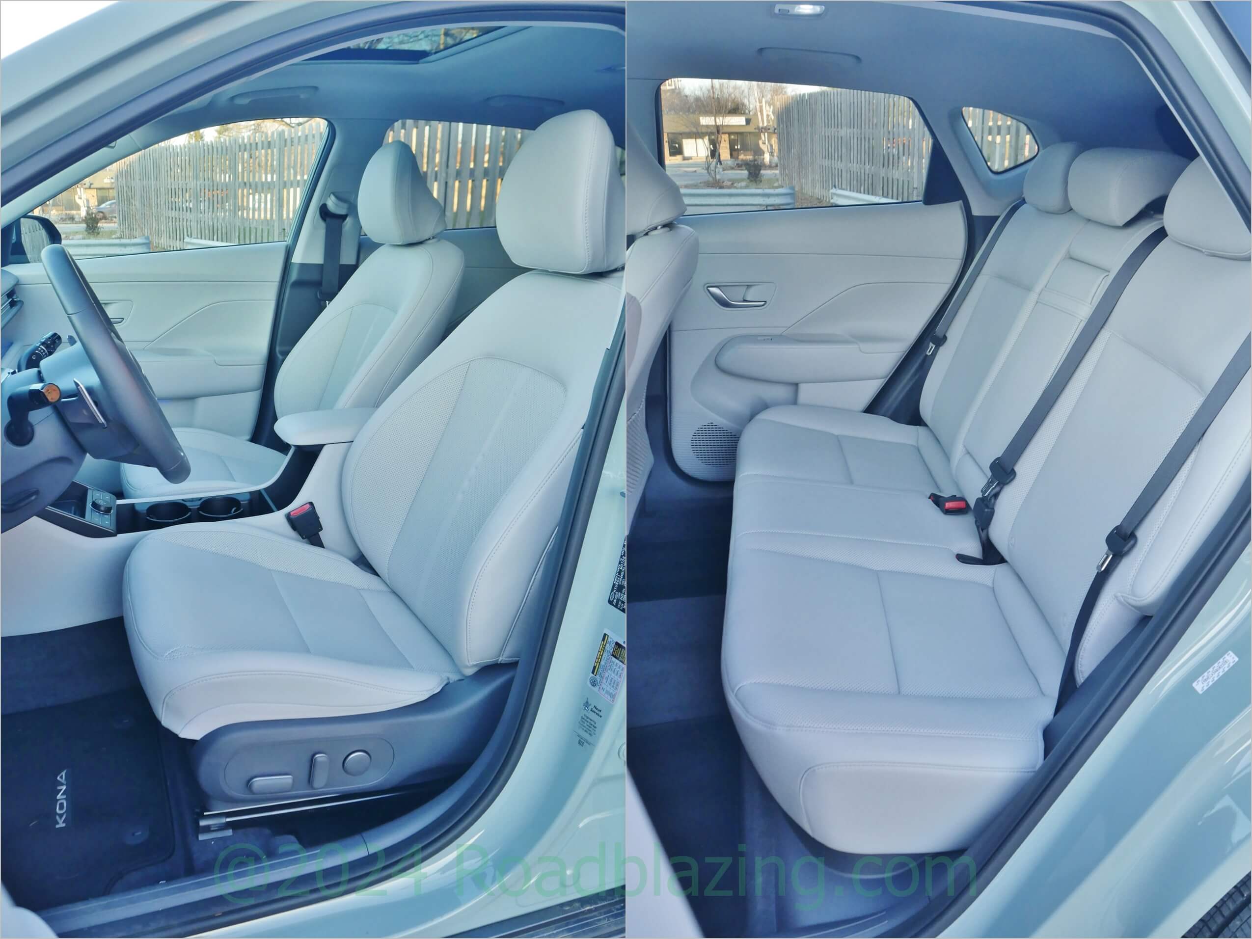 2024 Hyundai Kona Limited AWD: driver's + 2nd Row seating