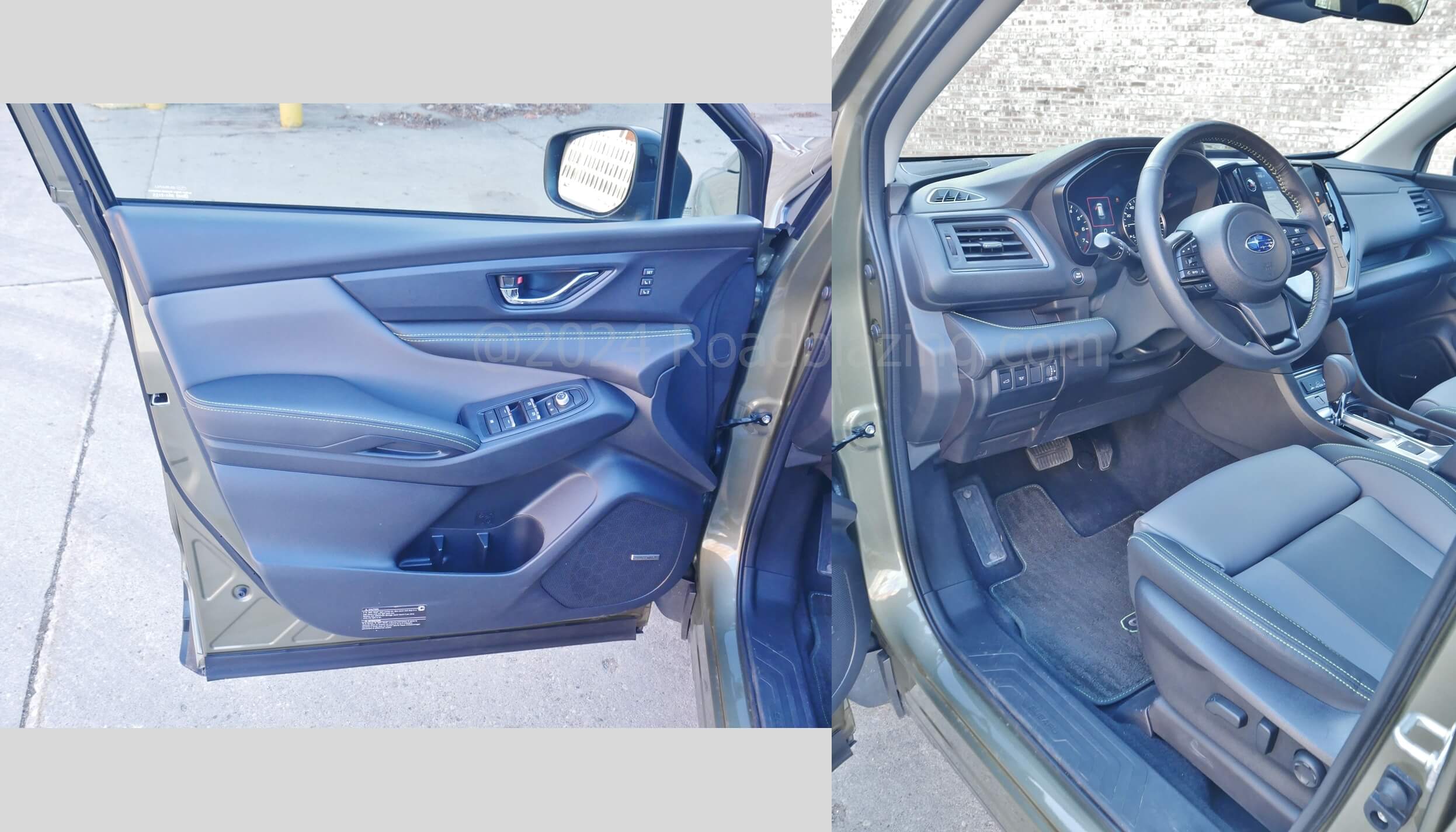 2023 Subaru Ascent Onyx AWD: plush paneled driver entry